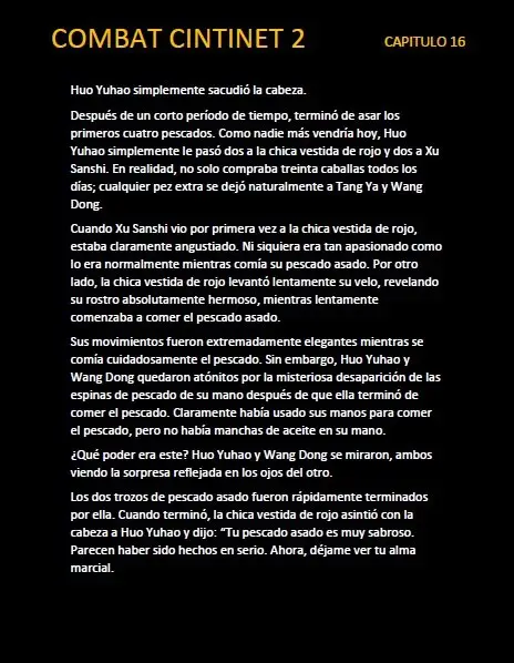 combat continent 2 (novela) - Capítulo 16 - Página 15 - LectorTMOo