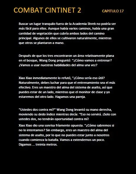combat continent 2 (novela) - Capítulo 17 - Página 8 - LectorTMOo