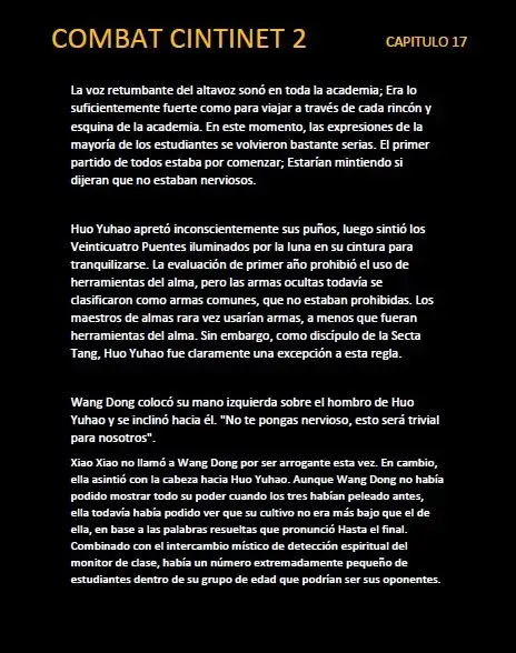 combat continent 2 (novela) - Capítulo 17 - Página 19 - LectorTMOo