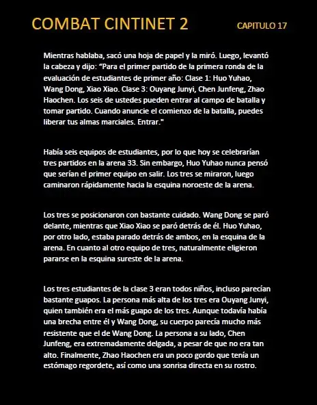 combat continent 2 (novela) - Capítulo 17 - Página 22 - LectorTMOo