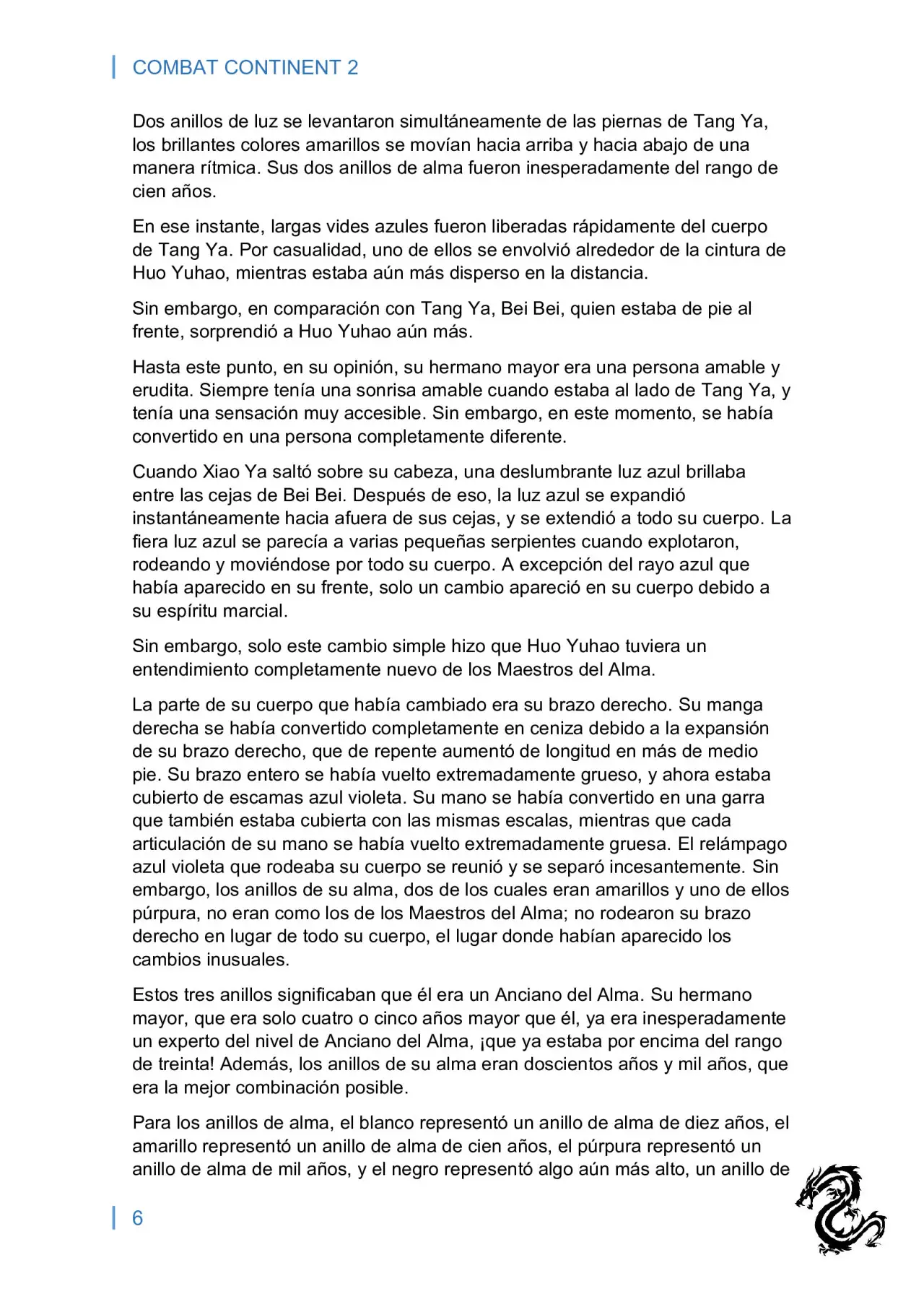 combat continent 2 (novela) - Capítulo 4 - Página 6 - LectorTMOo