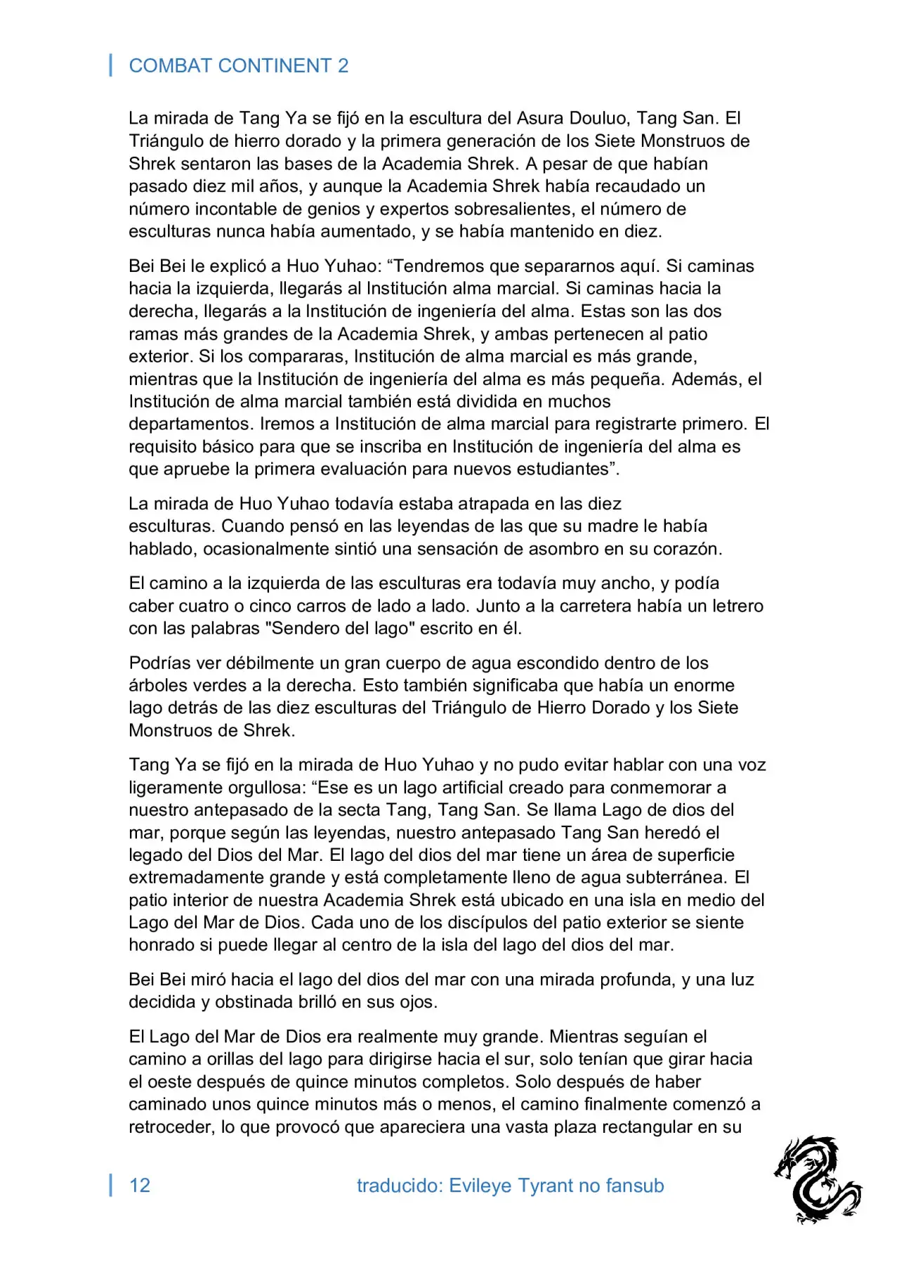 combat continent 2 (novela) - Capítulo 6 - Página 12 - LectorTMOo