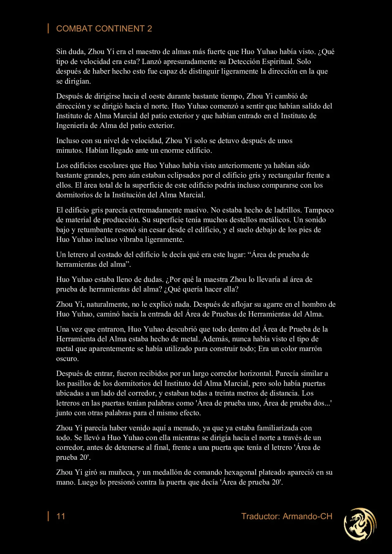 combat continent 2 (novela) - Capítulo 9 - Página 11 - LectorTMOo