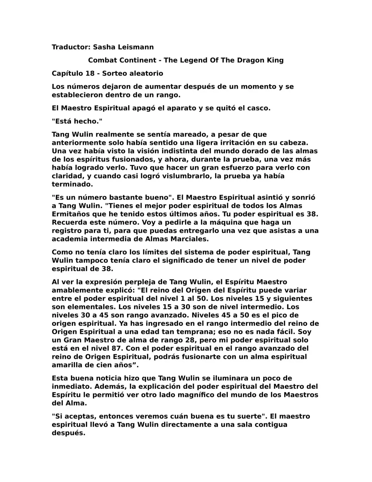 Combat Continent 3 Legend of the Dragón King (2014) - Capítulo 18 - Página 1 - LectorTMOo