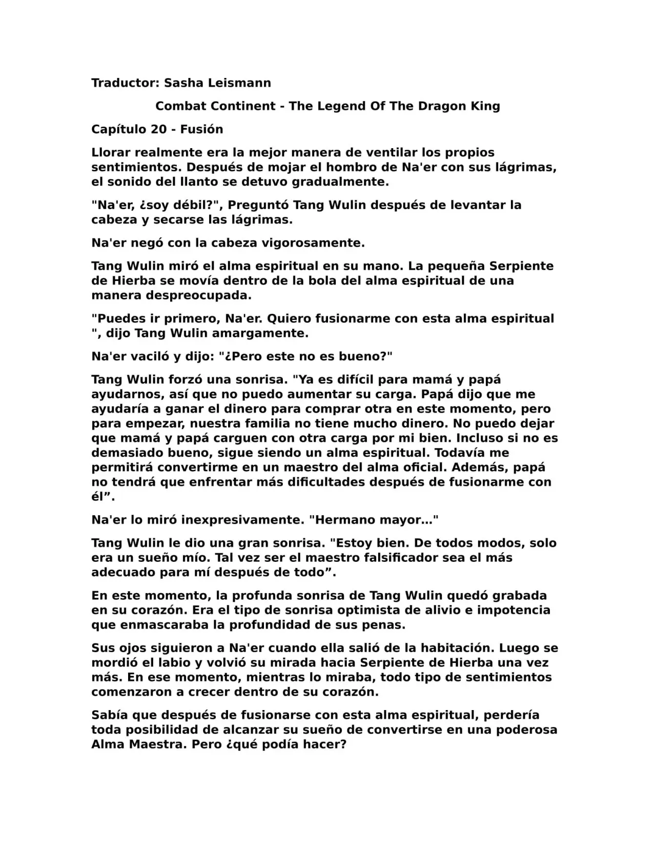Combat Continent 3 Legend of the Dragón King (2014) - Capítulo 20 - Página 1 - LectorTMOo
