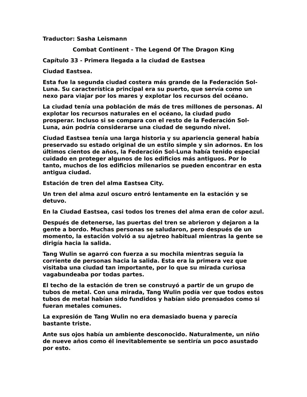 Combat Continent 3 Legend of the Dragón King (2014) - Capítulo 33 - Página 1 - LectorTMOo