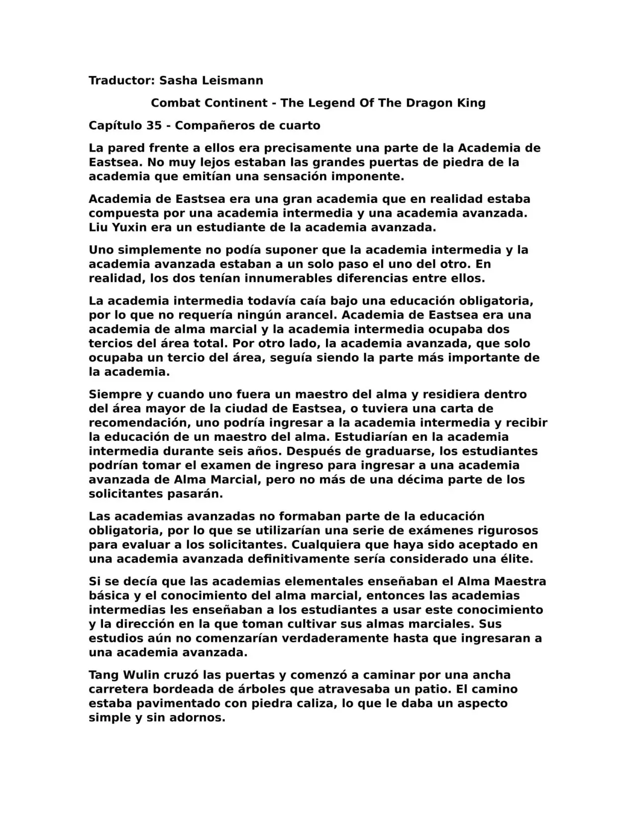 Combat Continent 3 Legend of the Dragón King (2014) - Capítulo 35 - Página 1 - LectorTMOo