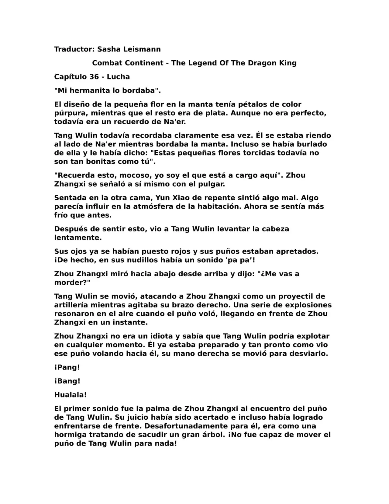 Combat Continent 3 Legend of the Dragón King (2014) - Capítulo 36 - Página 1 - LectorTMOo