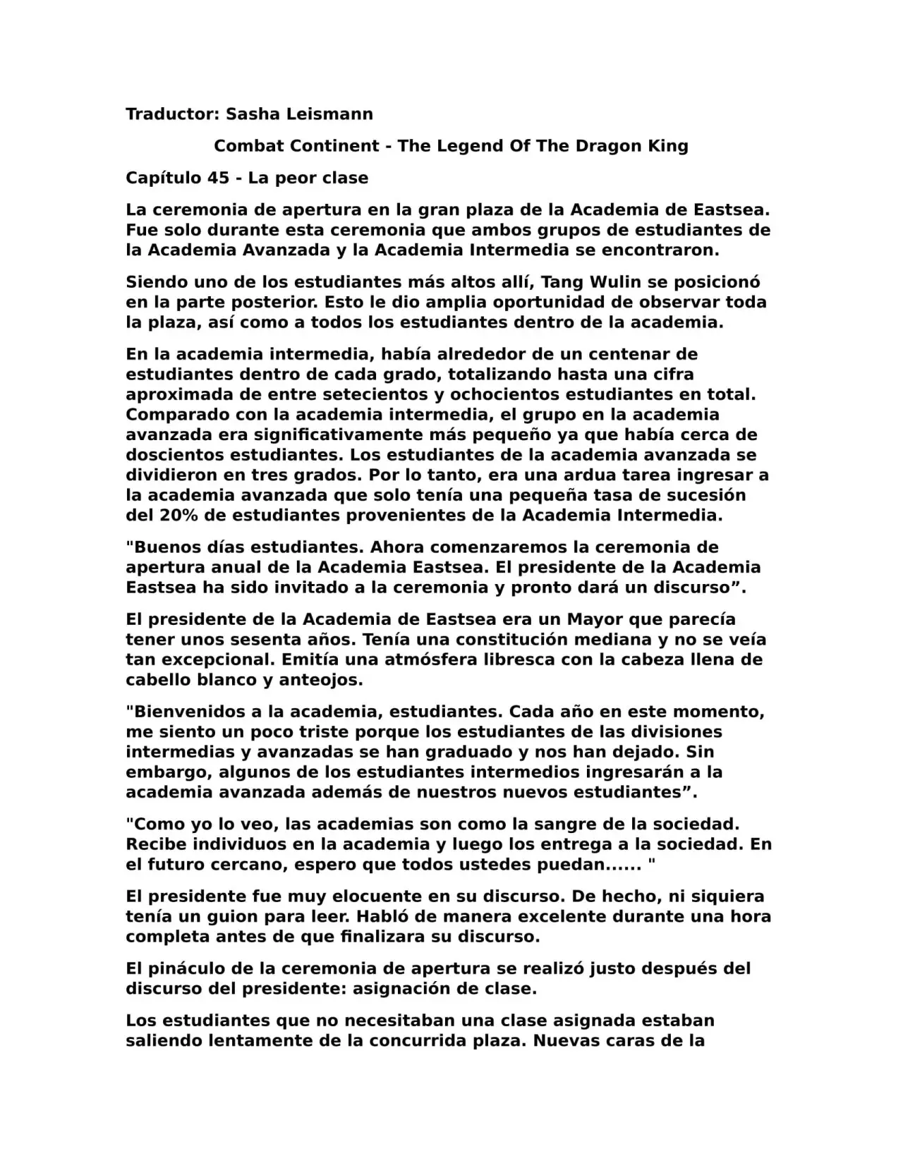 Combat Continent 3 Legend of the Dragón King (2014) - Capítulo 45 - Página 1 - LectorTMOo