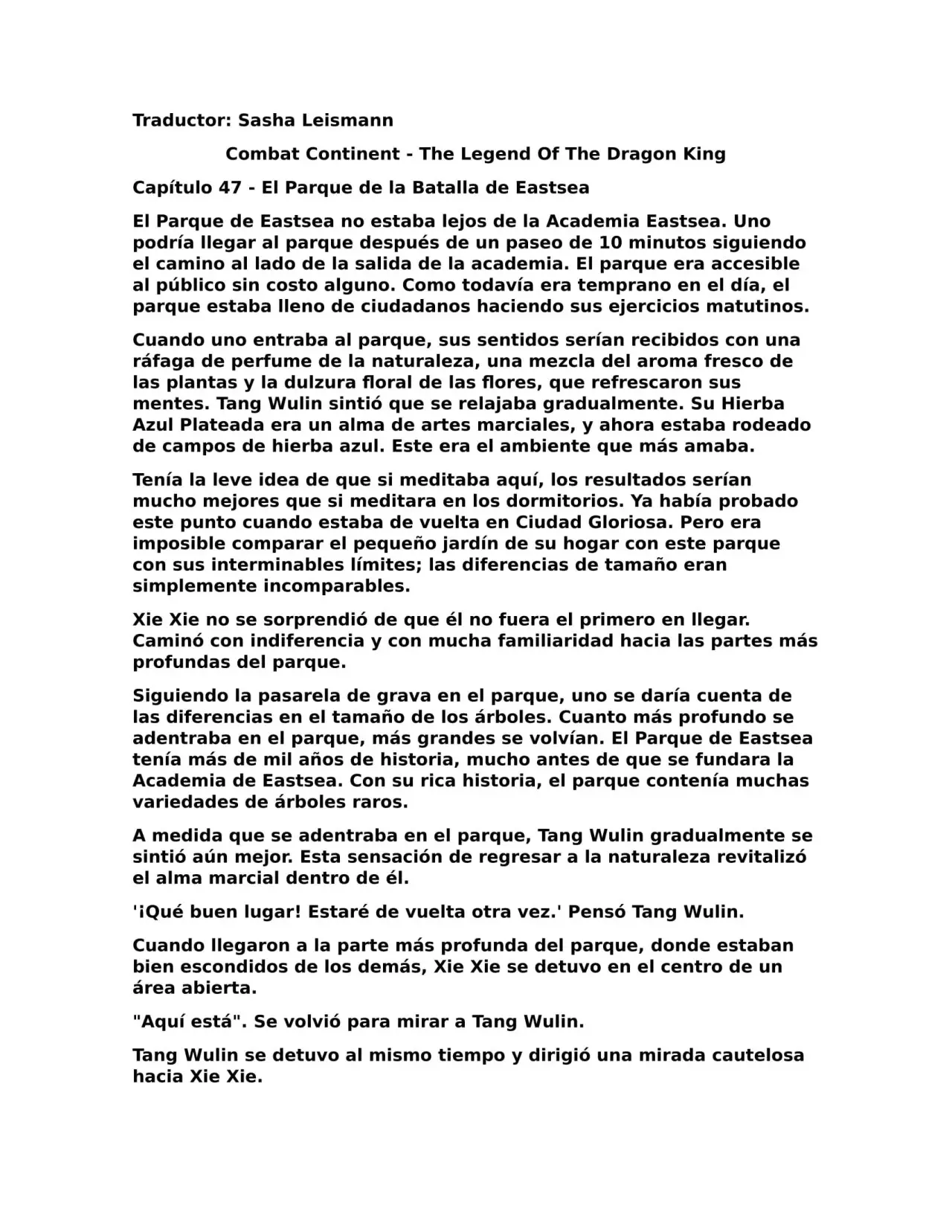 Combat Continent 3 Legend of the Dragón King (2014) - Capítulo 47 - Página 1 - LectorTMOo