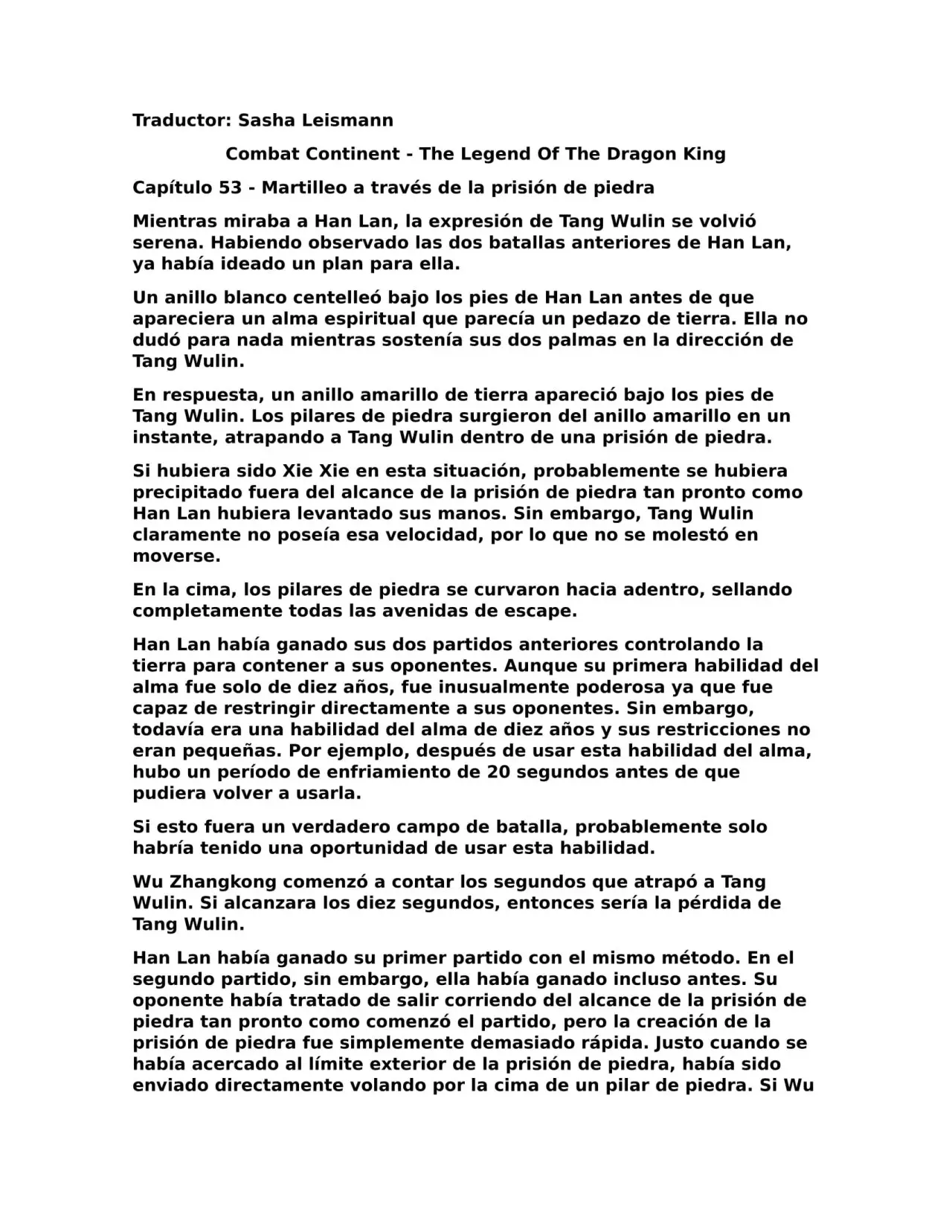 Combat Continent 3 Legend of the Dragón King (2014) - Capítulo 53 - Página 1 - LectorTMOo
