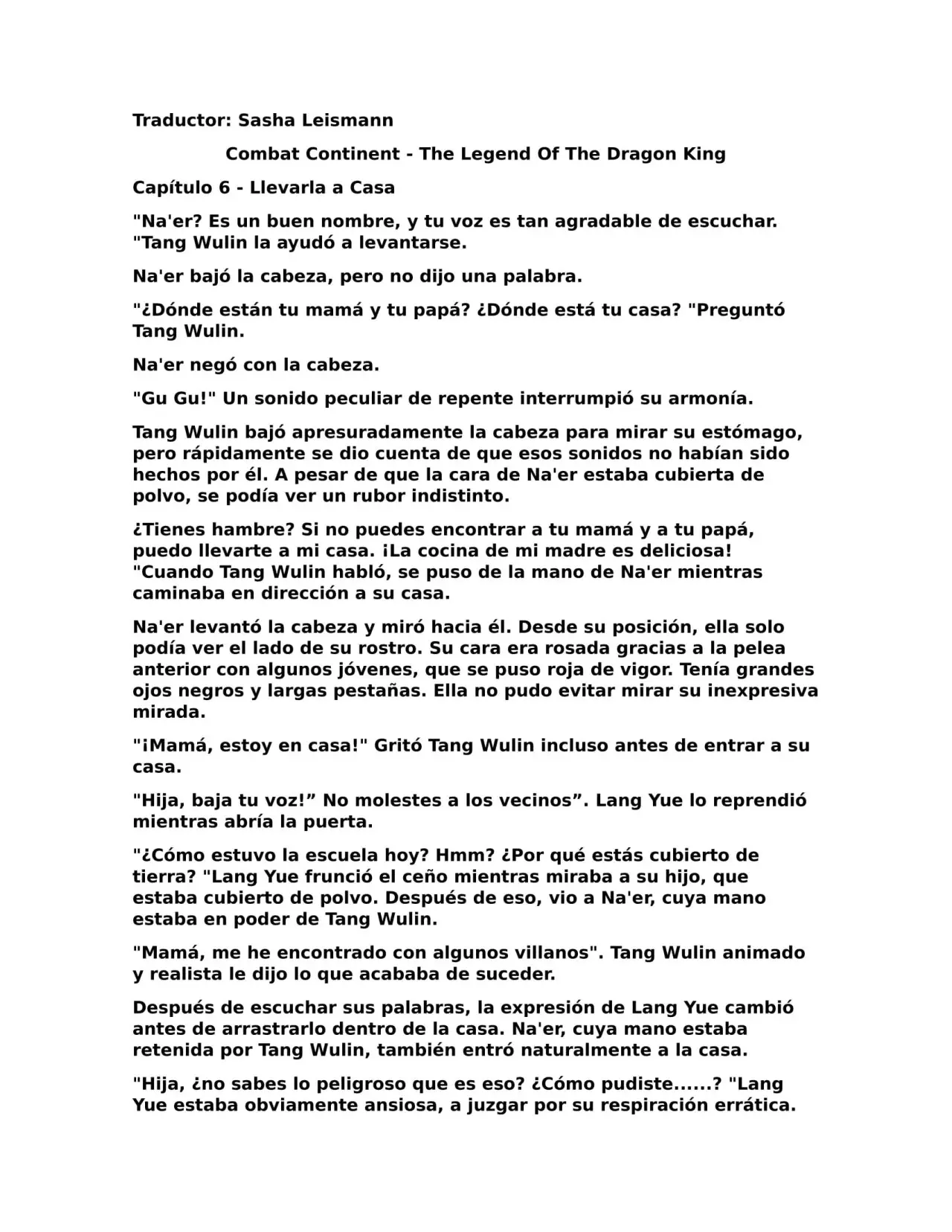 Combat Continent 3 Legend of the Dragón King (2014) - Capítulo 6 - Página 1 - LectorTMOo