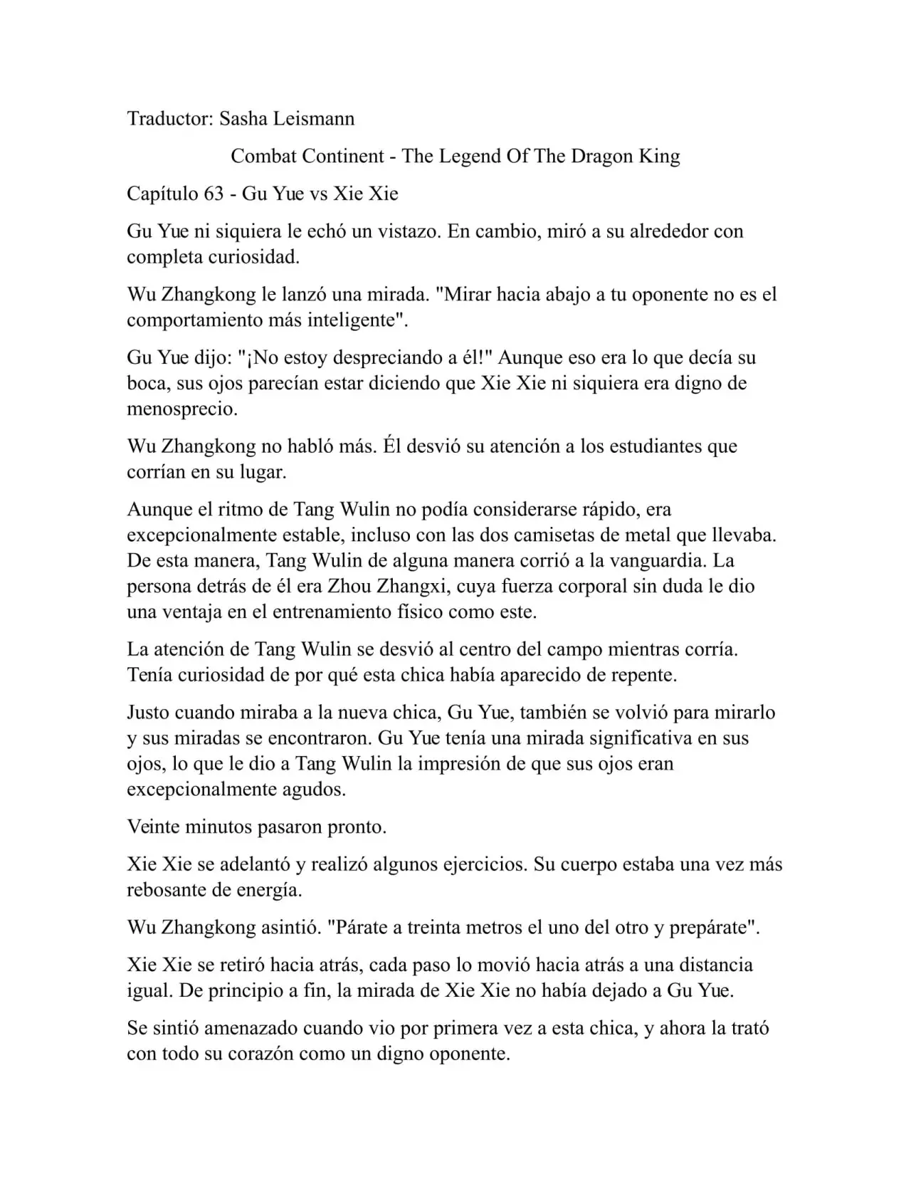 Combat Continent 3 Legend of the Dragón King (2014) - Capítulo 63 - Página 1 - LectorTMOo