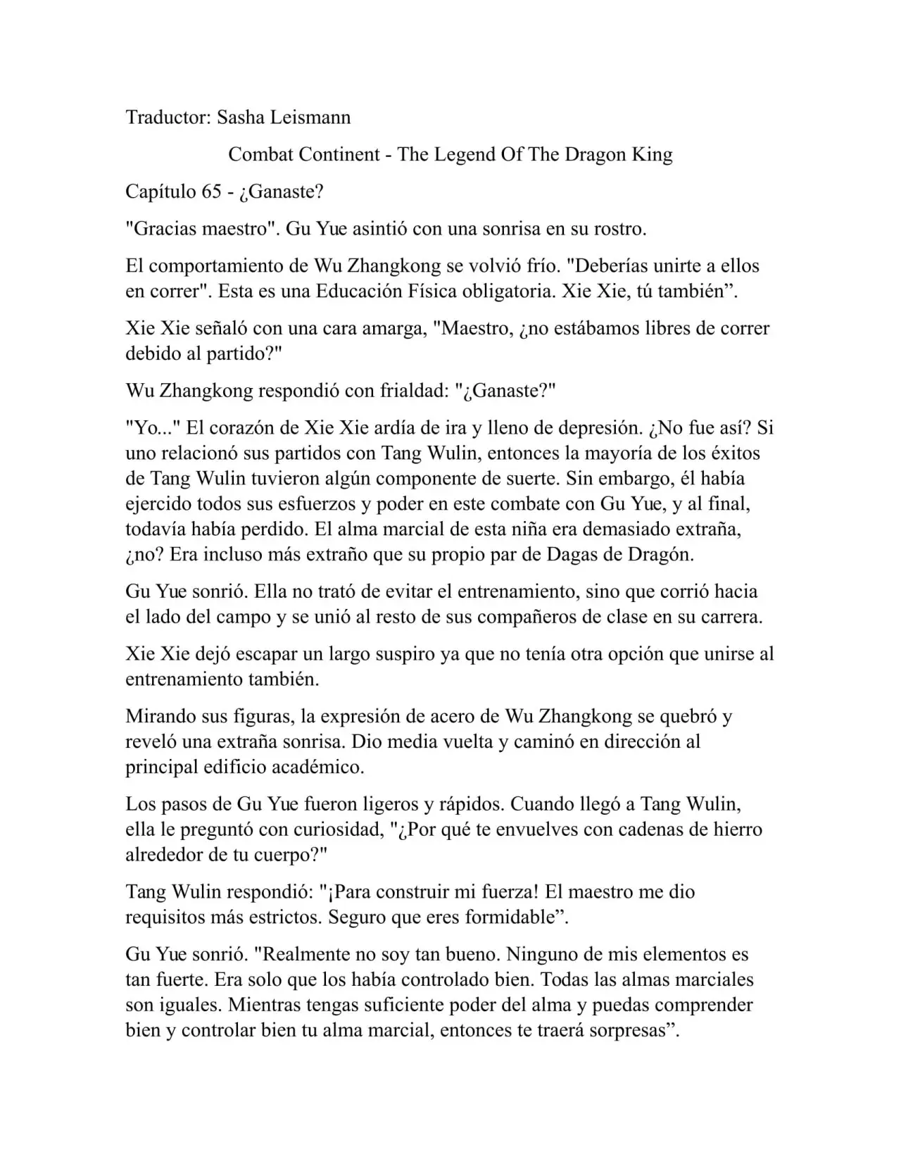 Combat Continent 3 Legend of the Dragón King (2014) - Capítulo 65 - Página 1 - LectorTMOo