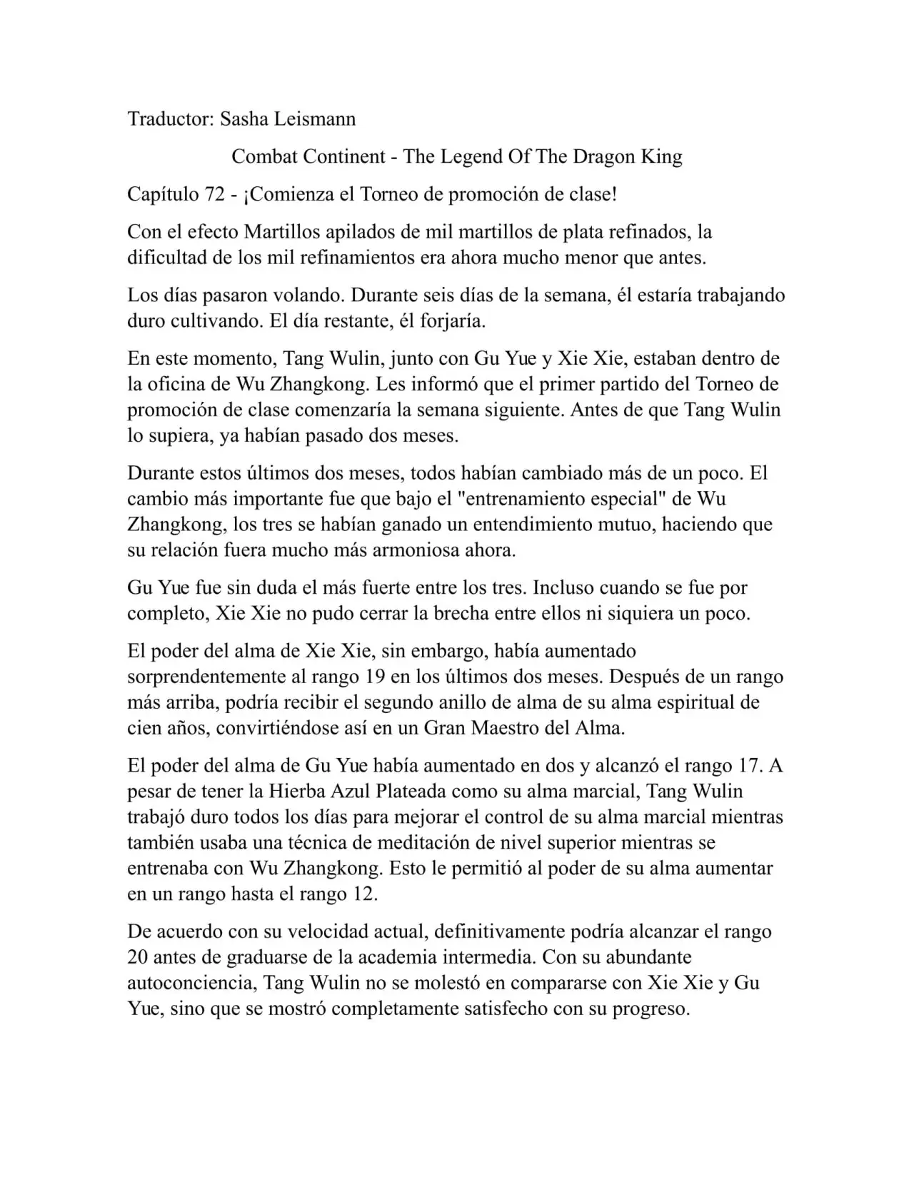 Combat Continent 3 Legend of the Dragón King (2014) - Capítulo 72 - Página 1 - LectorTMOo