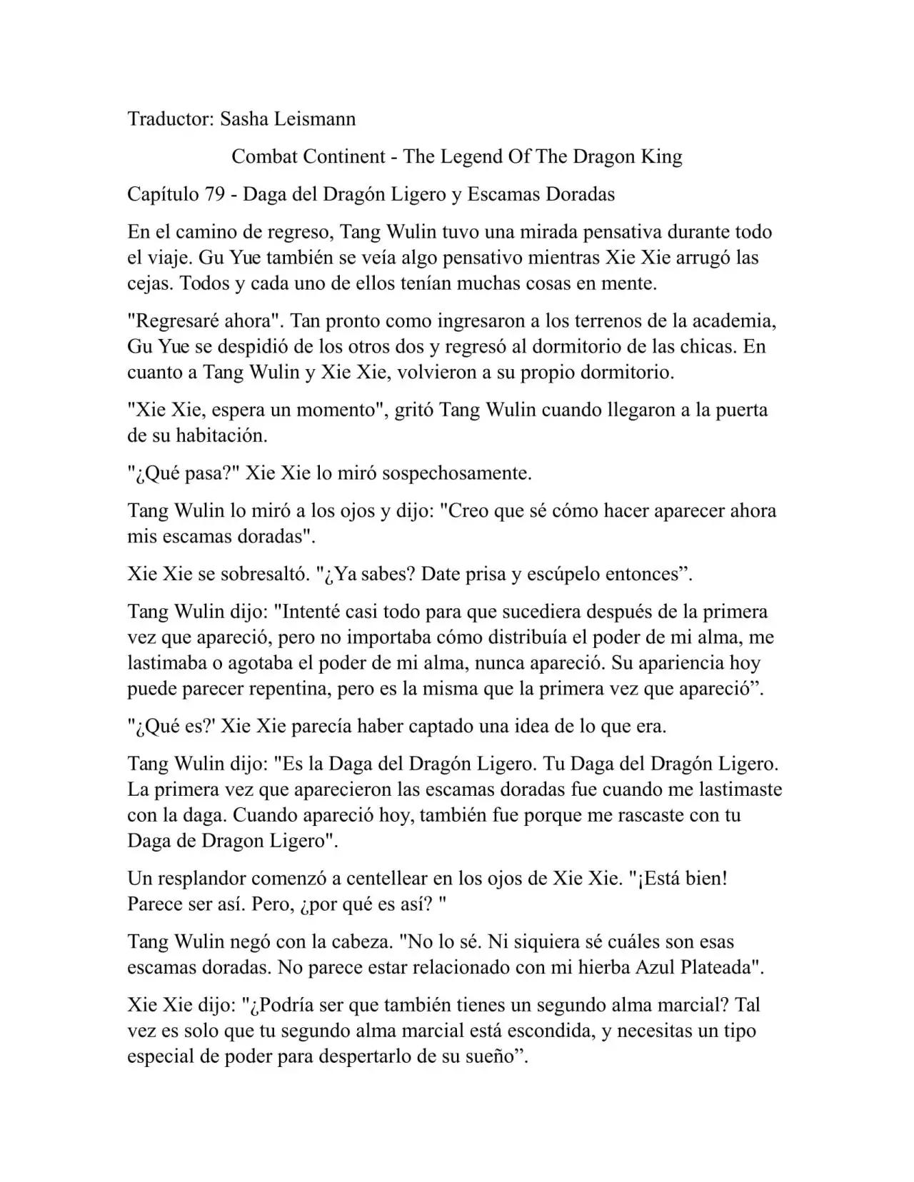 Combat Continent 3 Legend of the Dragón King (2014) - Capítulo 79 - Página 1 - LectorTMOo
