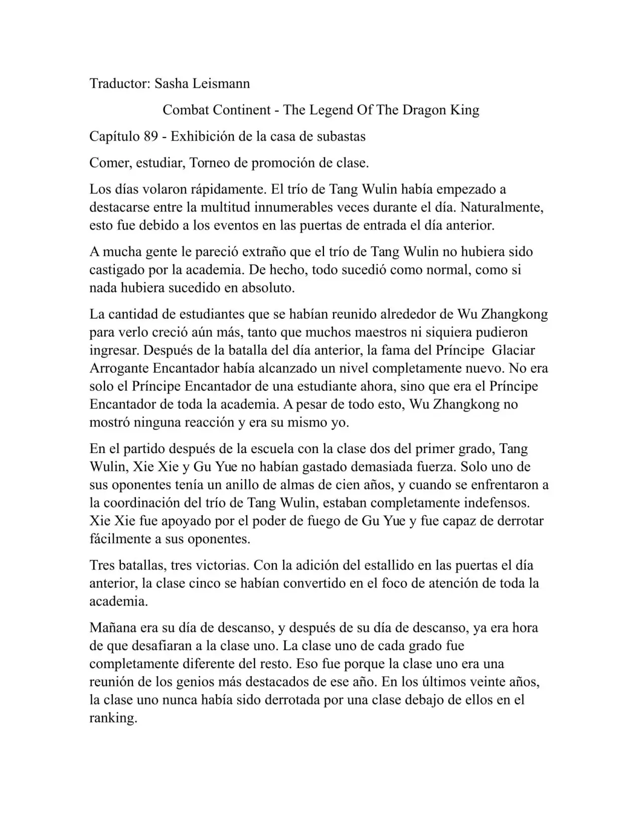 Combat Continent 3 Legend of the Dragón King (2014) - Capítulo 89 - Página 1 - LectorTMOo