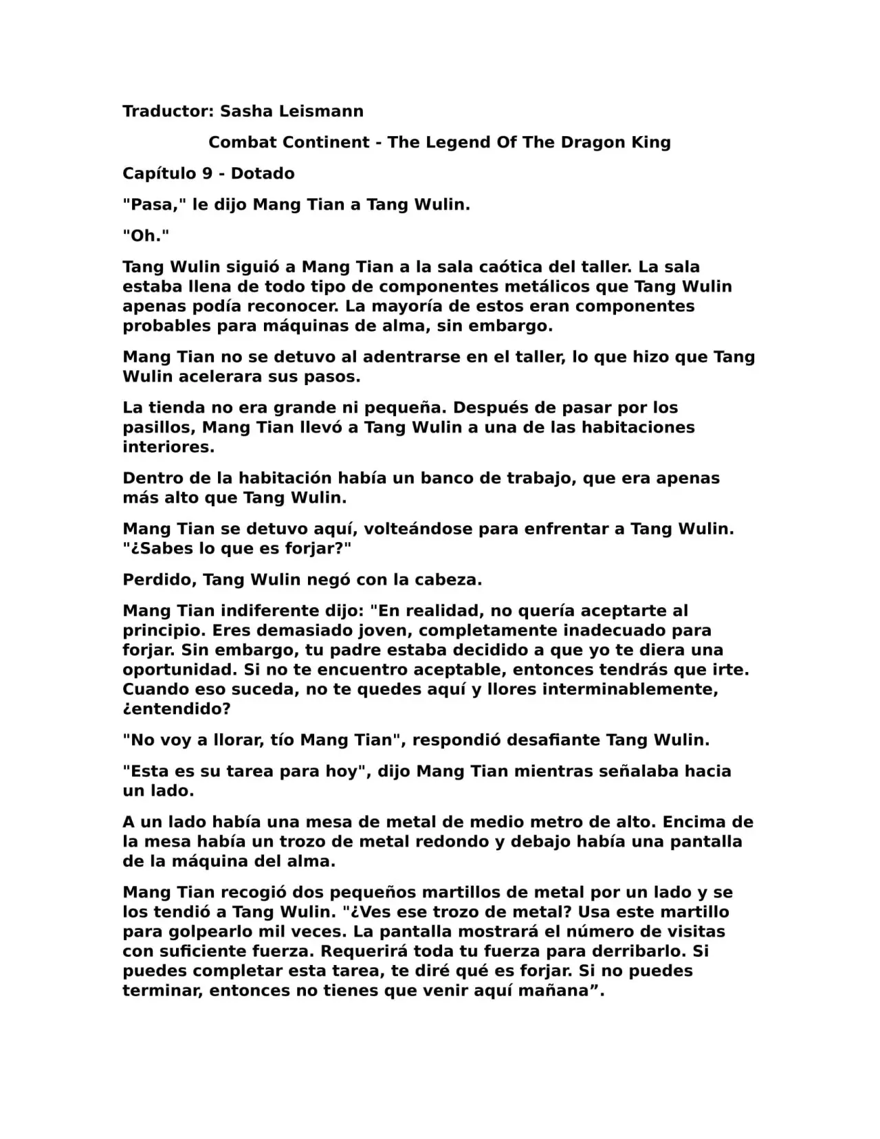 Combat Continent 3 Legend of the Dragón King (2014) - Capítulo 9 - Página 1 - LectorTMOo
