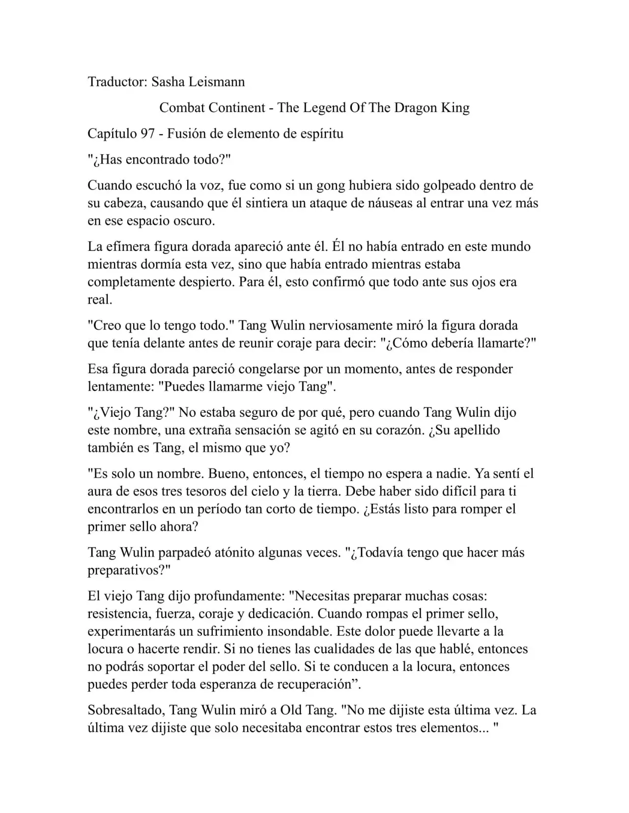Combat Continent 3 Legend of the Dragón King (2014) - Capítulo 97 - Página 1 - LectorTMOo