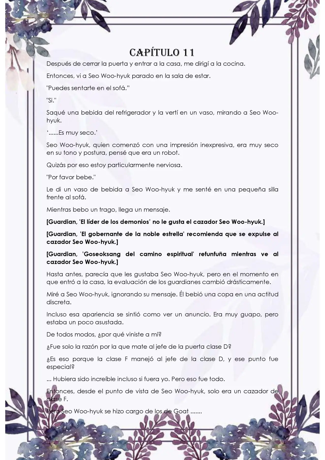 Con los guardianes me veo obligada a caminar por el sendero de las flores (2020) - Capítulo 11 - Página 1 - LectorTMOo