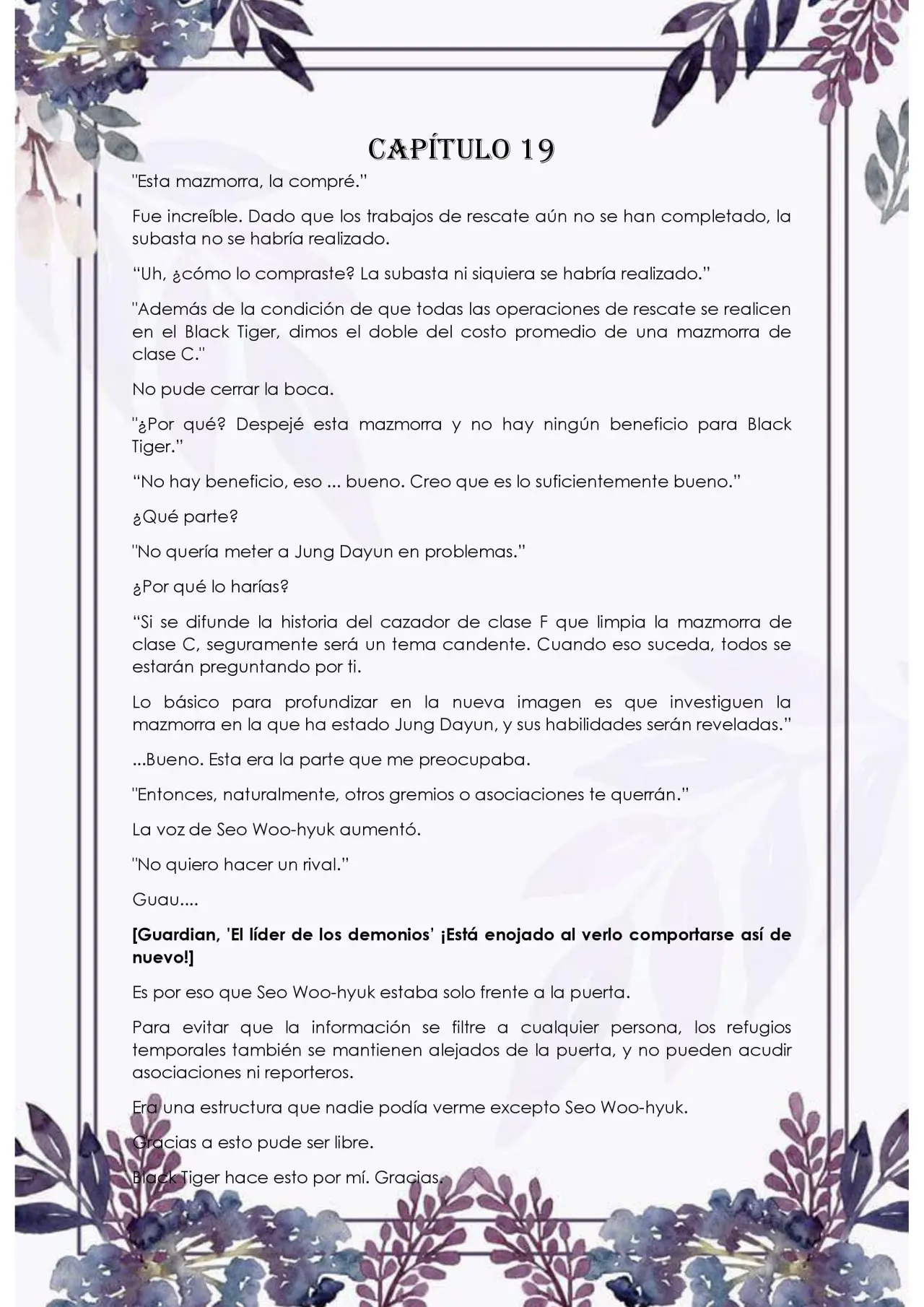 Con los guardianes me veo obligada a caminar por el sendero de las flores (2020) - Capítulo 19 - Página 1 - LectorTMOo