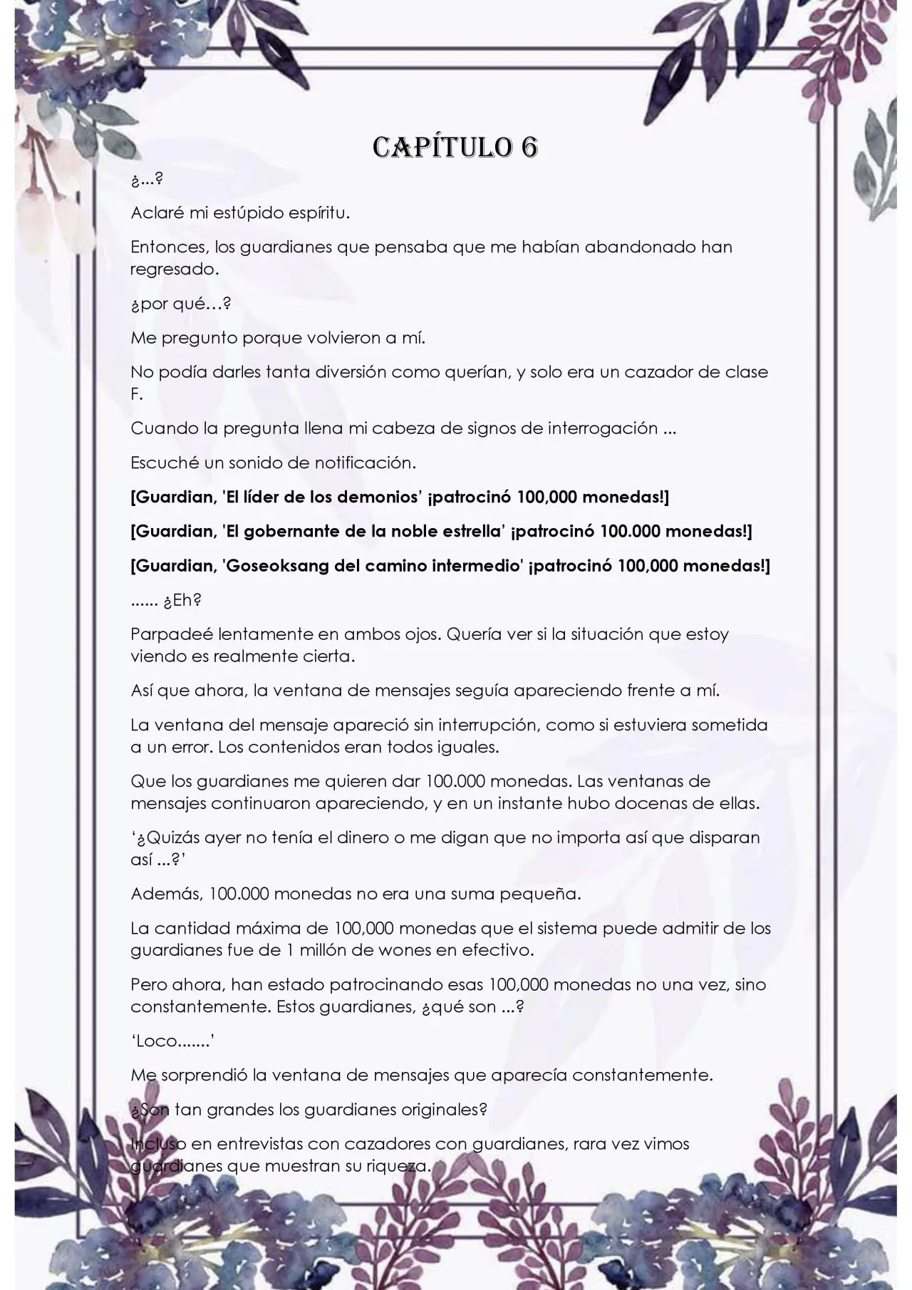 Con los guardianes me veo obligada a caminar por el sendero de las flores (2020) - Capítulo 6 - Página 1 - LectorTMOo