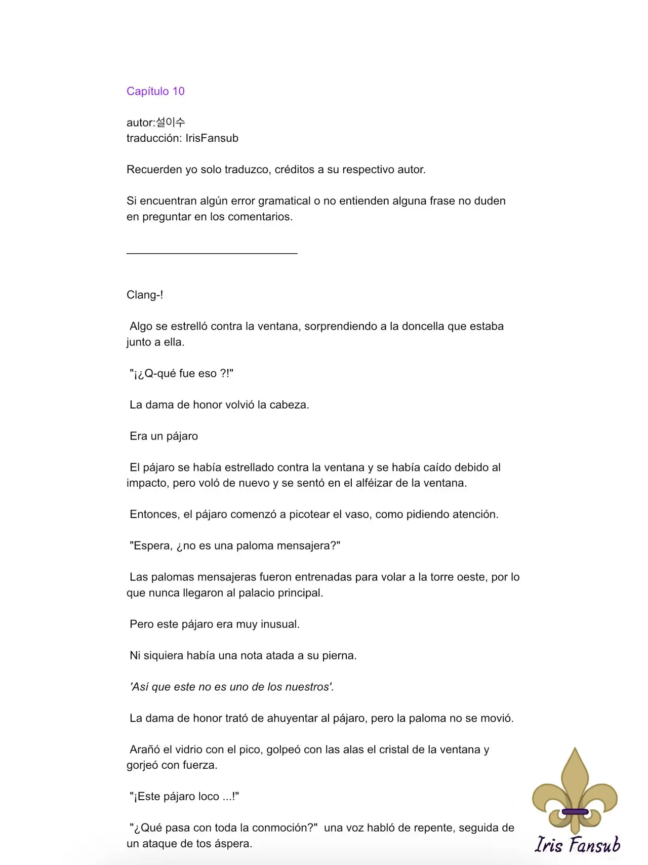 Convertirse en la familia del villano (Novela) - Capítulo 10 - Página 1 - LectorTMOo