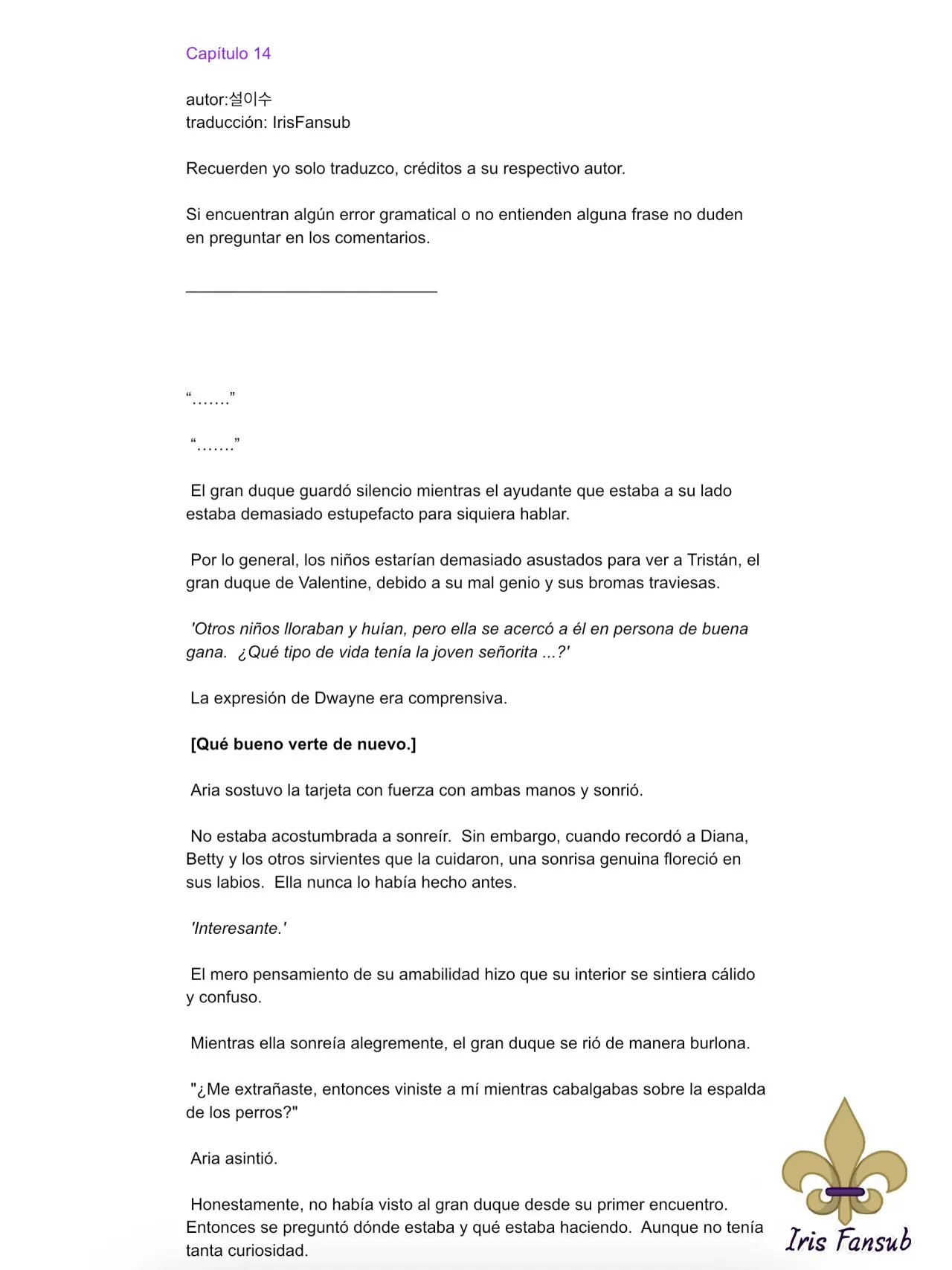Convertirse en la familia del villano (Novela) - Capítulo 14 - Página 2 - LectorTMOo