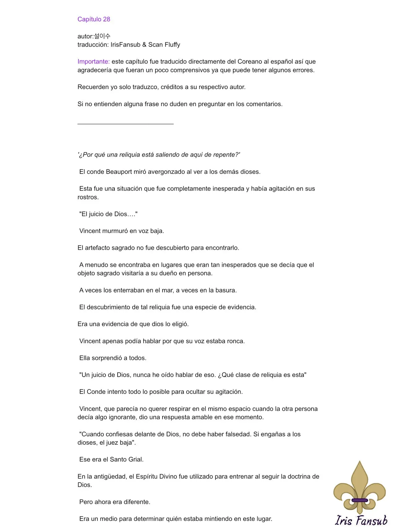 Convertirse en la familia del villano (Novela) - Capítulo 28 - Página 3 - LectorTMOo