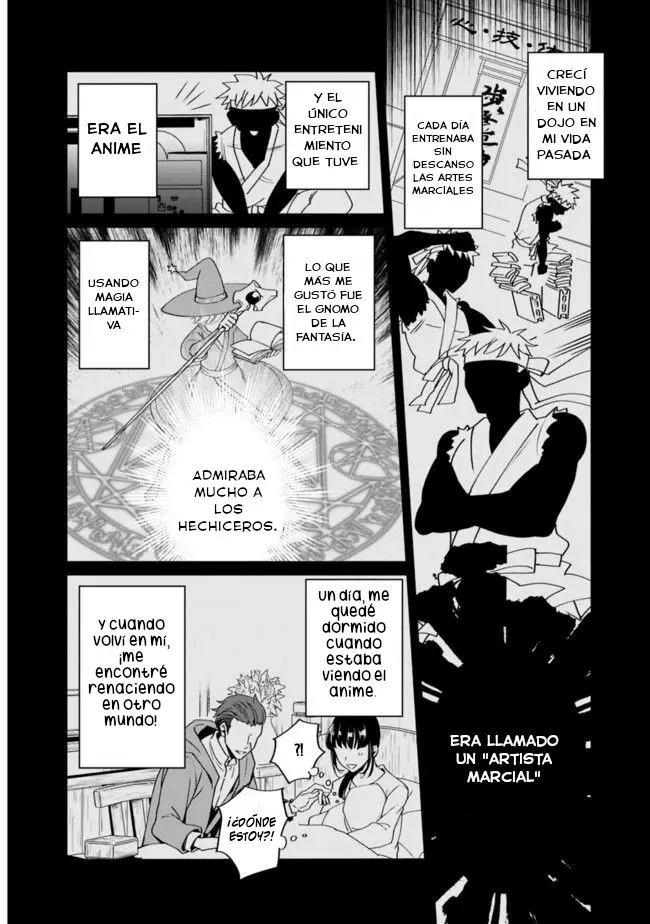 Doryoku Shisugita Sekai Saikyou no Butouka ha, Mahou Sekai wo Yoyuu de Ikinuku. (2018) - Capítulo 1 - Página 4 - LectorTMOo