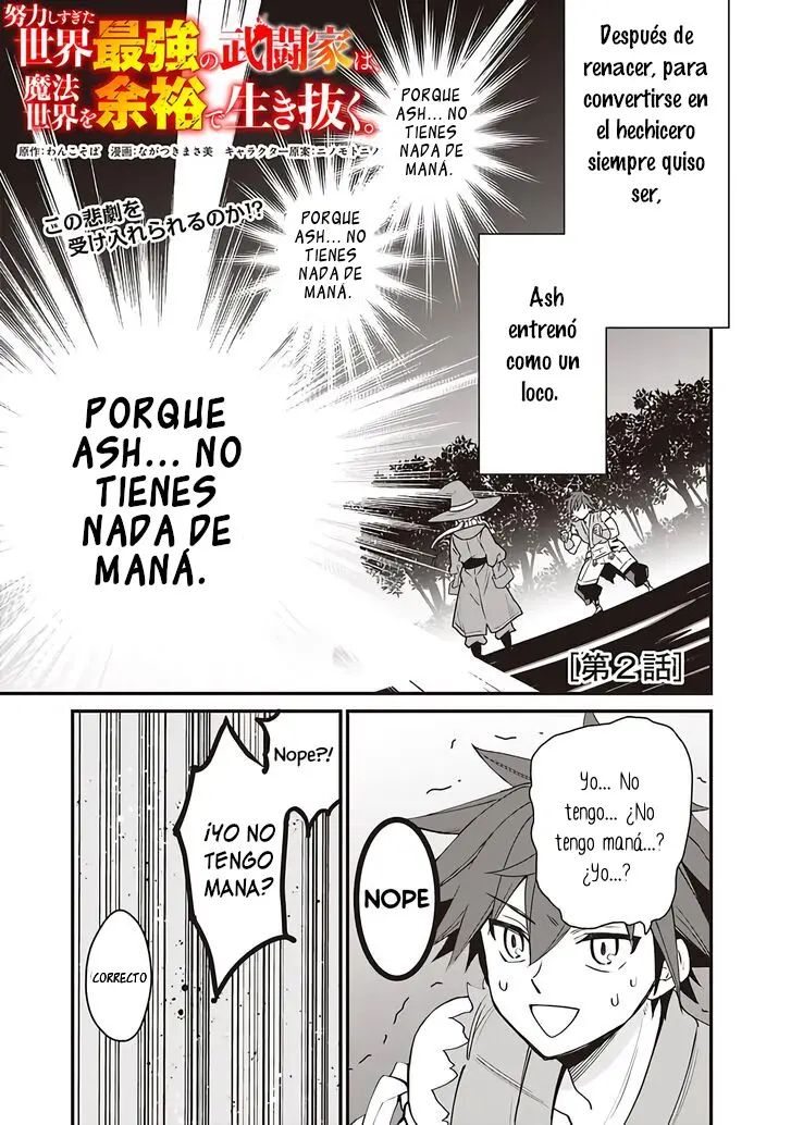 Doryoku Shisugita Sekai Saikyou no Butouka ha, Mahou Sekai wo Yoyuu de Ikinuku. (2018) - Capítulo 2 - Página 1 - LectorTMOo