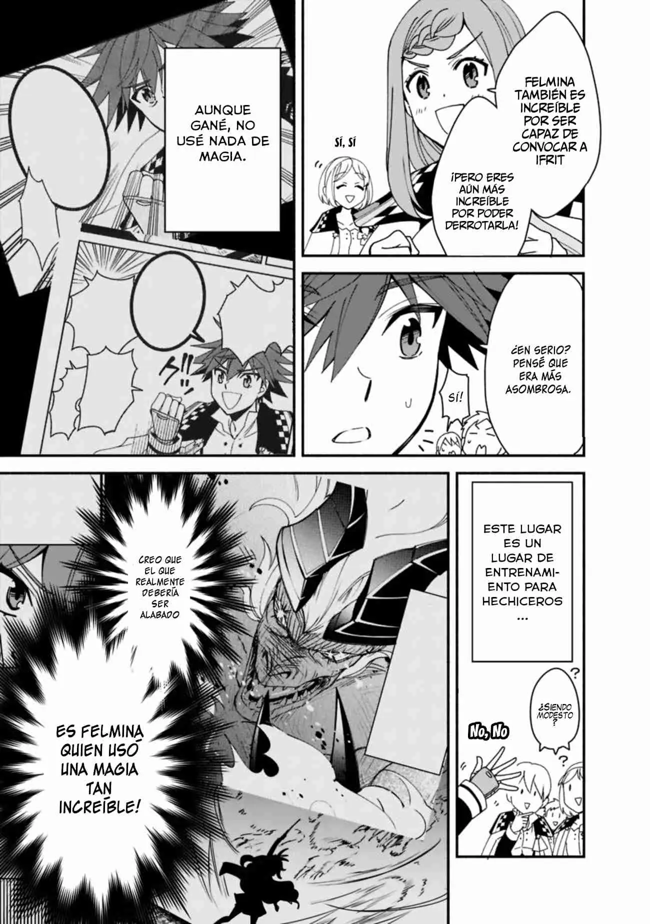 Doryoku Shisugita Sekai Saikyou no Butouka ha, Mahou Sekai wo Yoyuu de Ikinuku. (2018) - Capítulo 7 - Página 5 - LectorTMOo