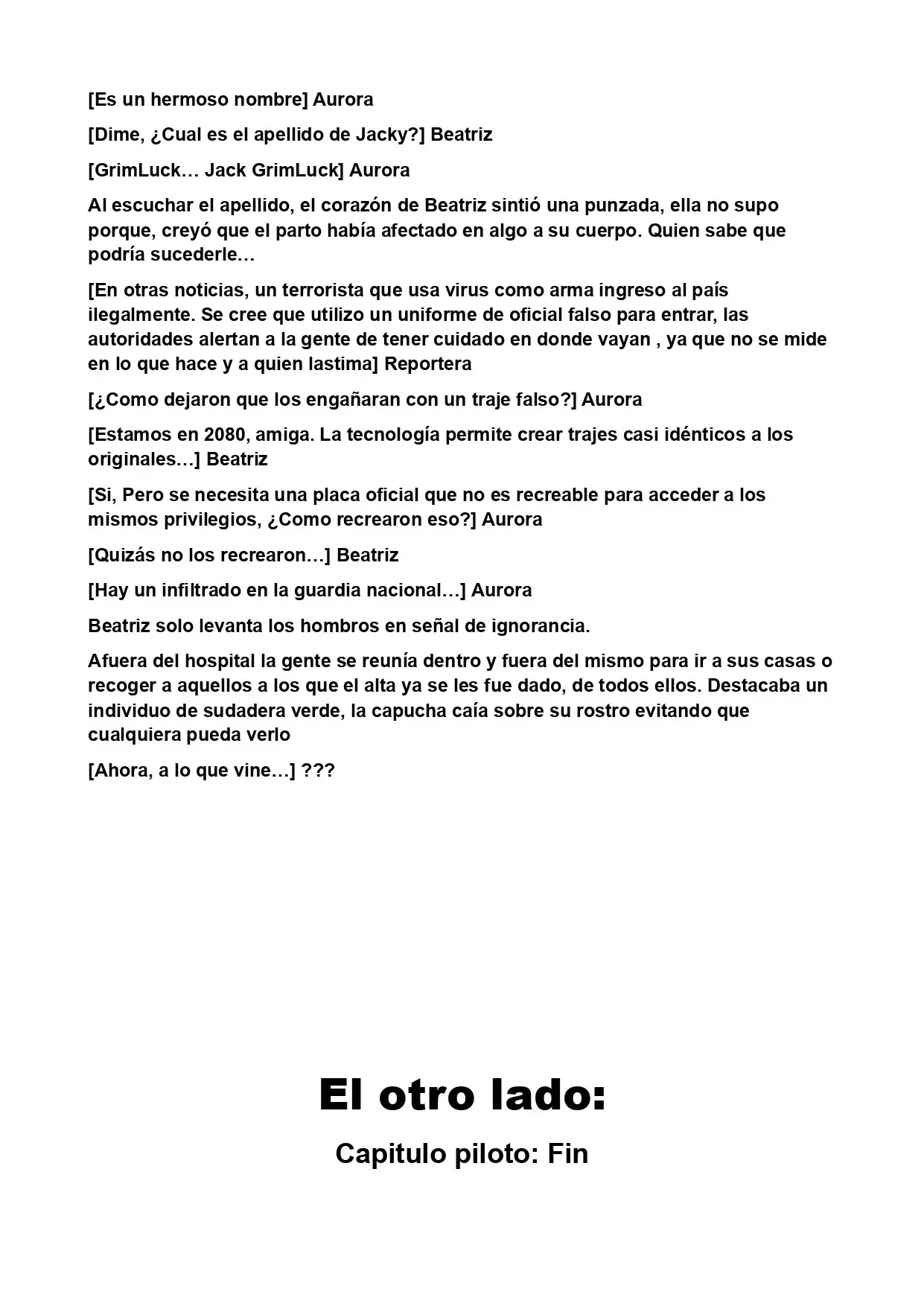 El otro lado (Demo) (2020) - Capítulo 1 - Página 22 - LectorTMOo