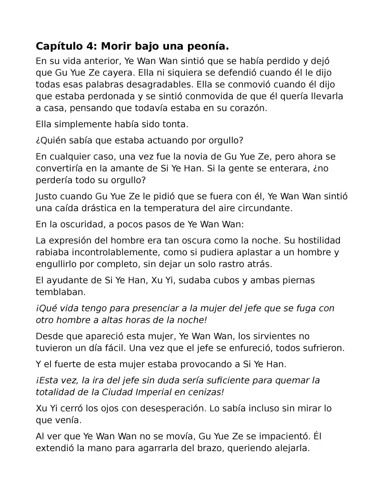 El perfecto amor secreto: La nueva esposa malvada es una pequeña dulzura. (2018) - Capítulo 4 - Página 1 - LectorTMOo