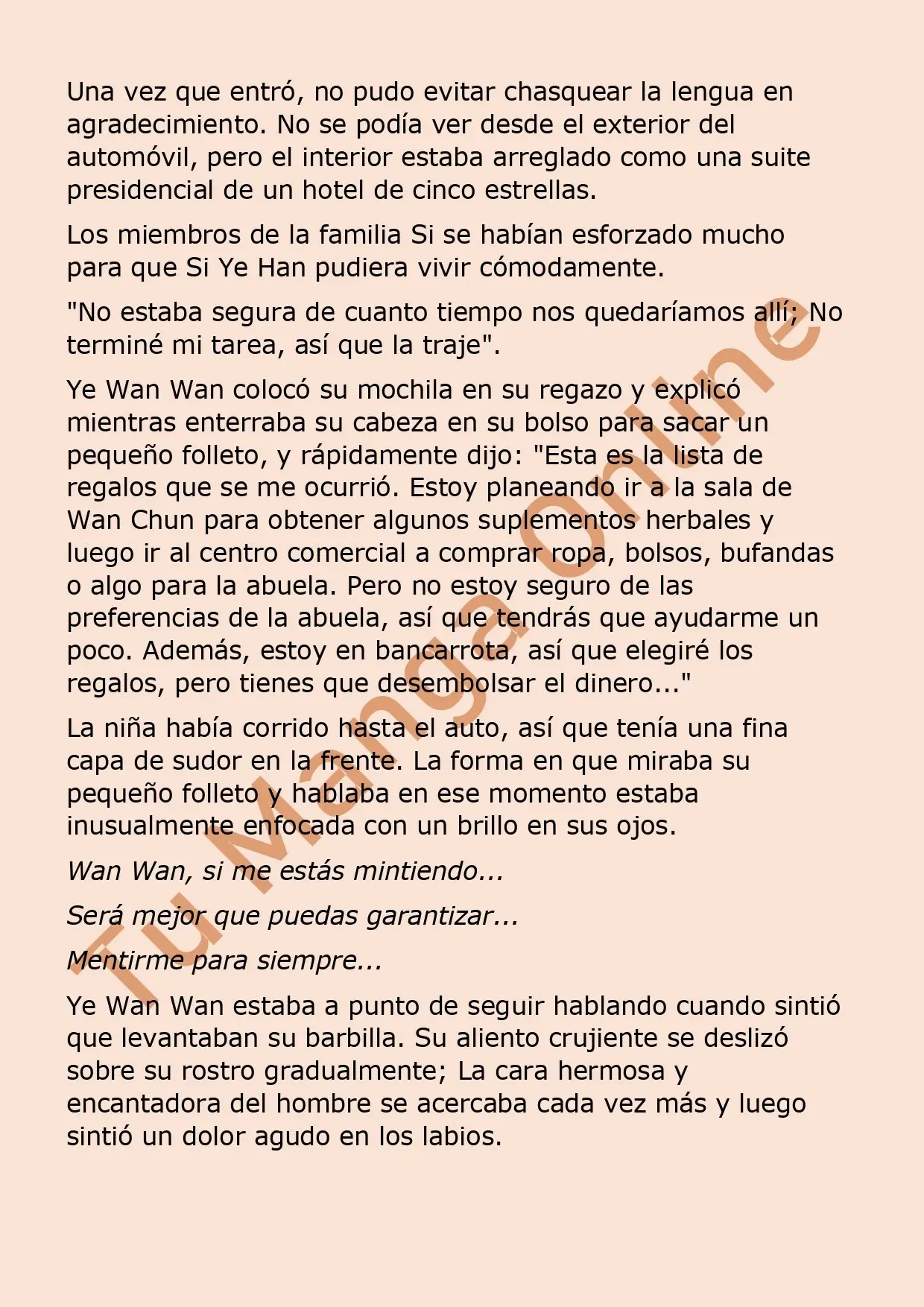 El perfecto amor secreto: La nueva esposa malvada es una pequeña dulzura. (2018) - Capítulo 54 - Página 3 - LectorTMOo
