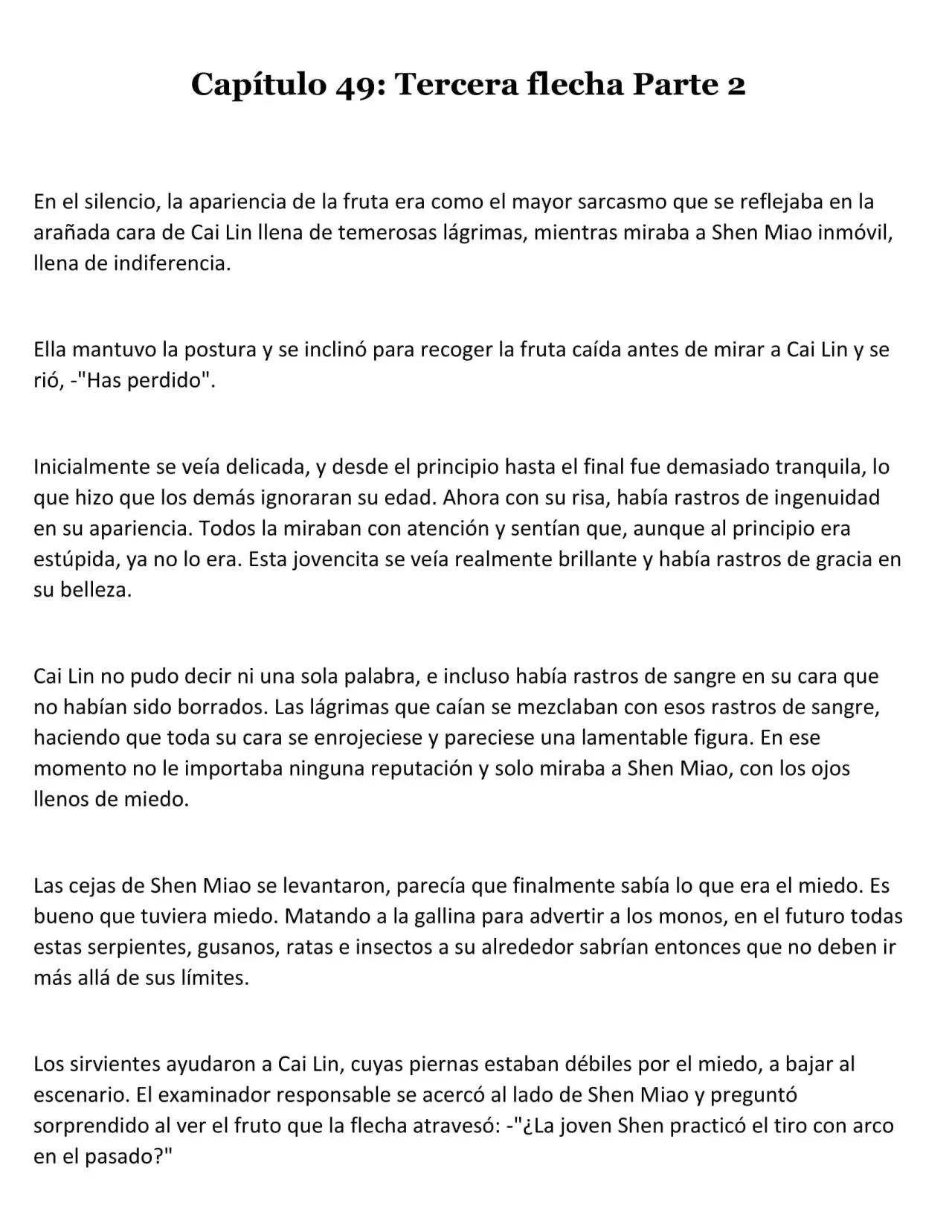 EL RENACIMIENTO DE LA MALVADA EMPERATRIZ DEL LINAJE MILITAR. (2016) - Capítulo 49 - Página 1 - LectorTMOo