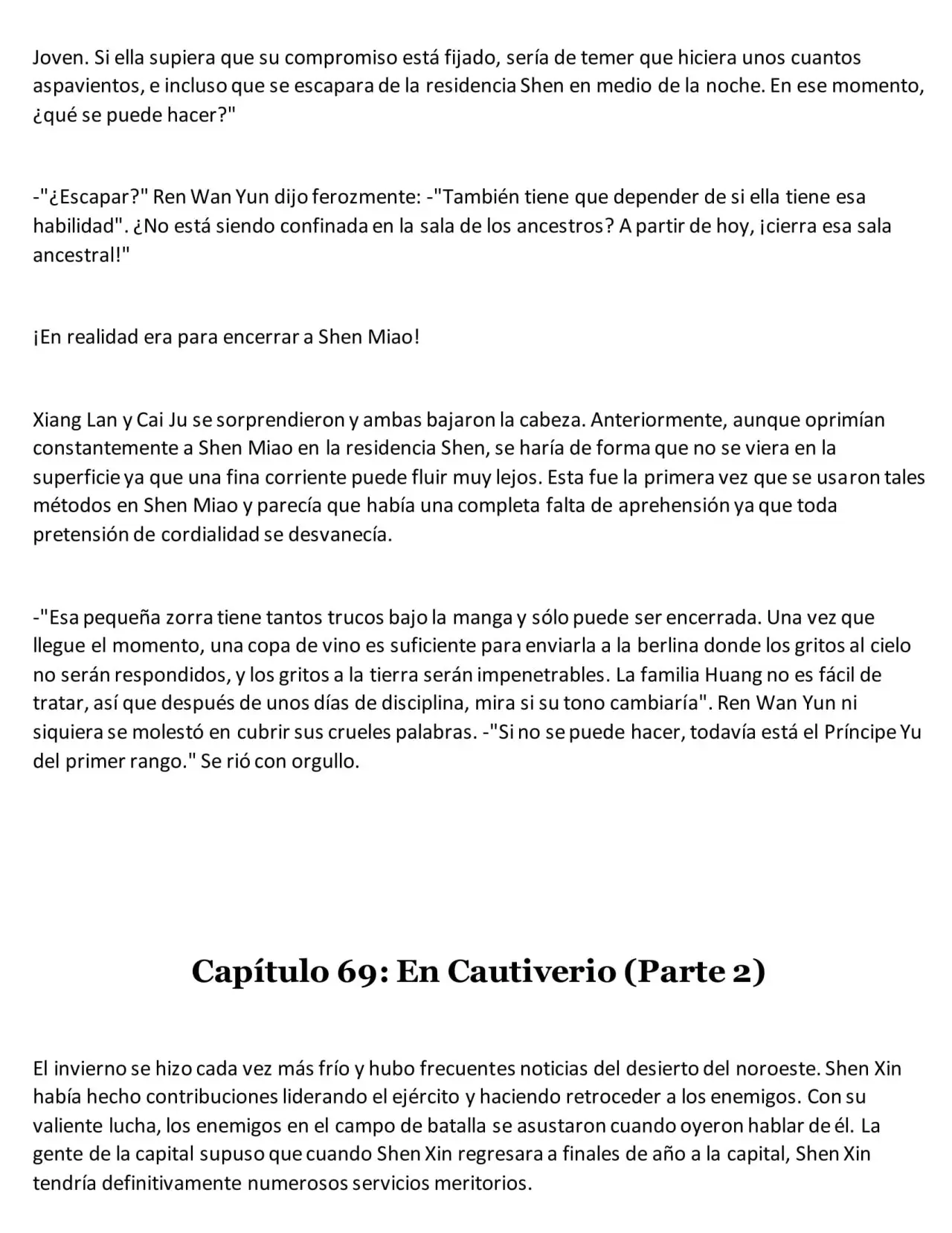 EL RENACIMIENTO DE LA MALVADA EMPERATRIZ DEL LINAJE MILITAR. (2016) - Capítulo 69 - Página 6 - LectorTMOo