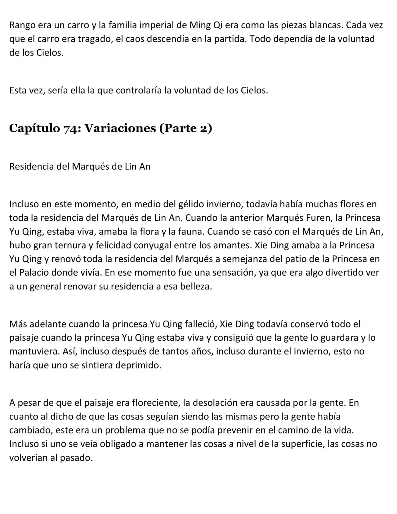 EL RENACIMIENTO DE LA MALVADA EMPERATRIZ DEL LINAJE MILITAR. (2016) - Capítulo 74 - Página 5 - LectorTMOo