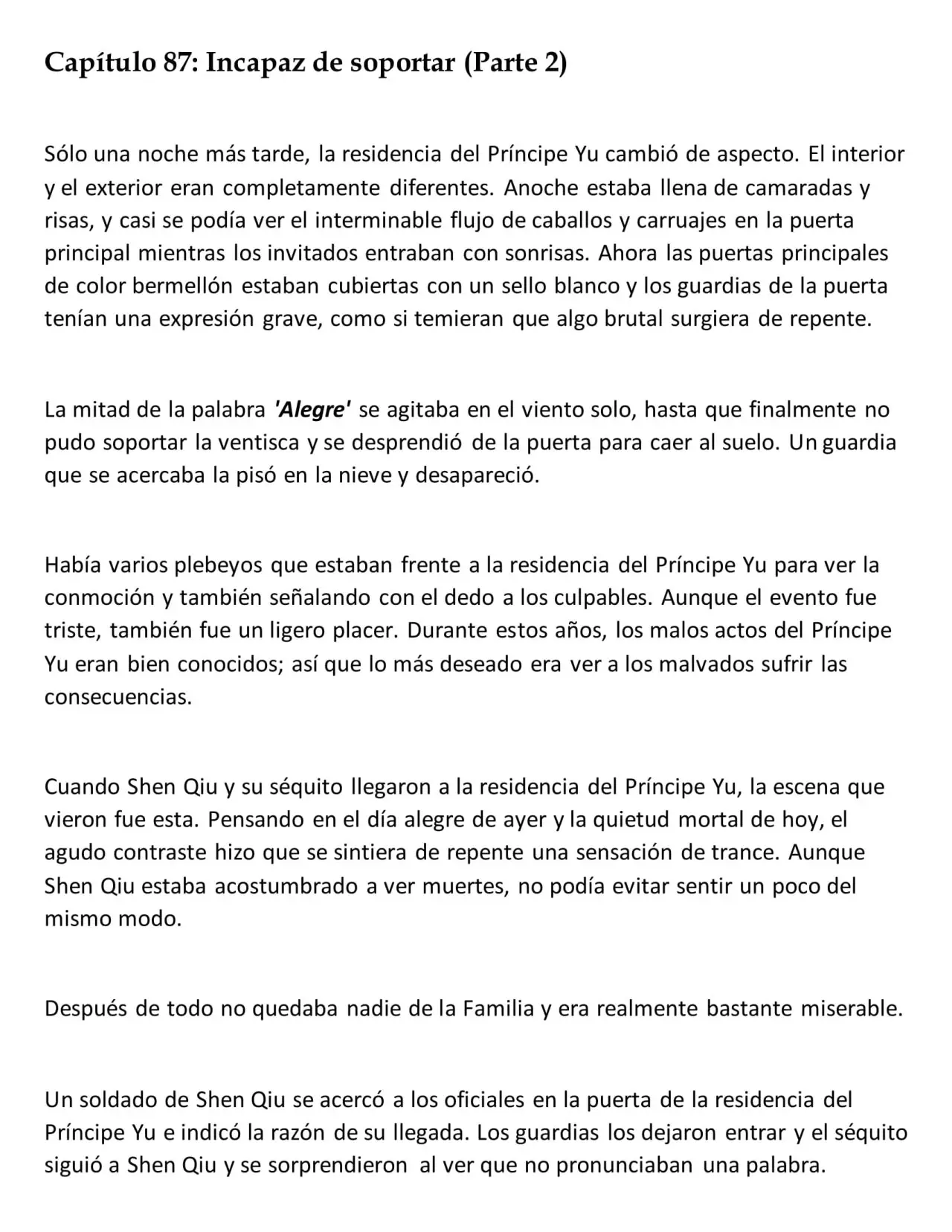 EL RENACIMIENTO DE LA MALVADA EMPERATRIZ DEL LINAJE MILITAR. (2016) - Capítulo 87 - Página 9 - LectorTMOo