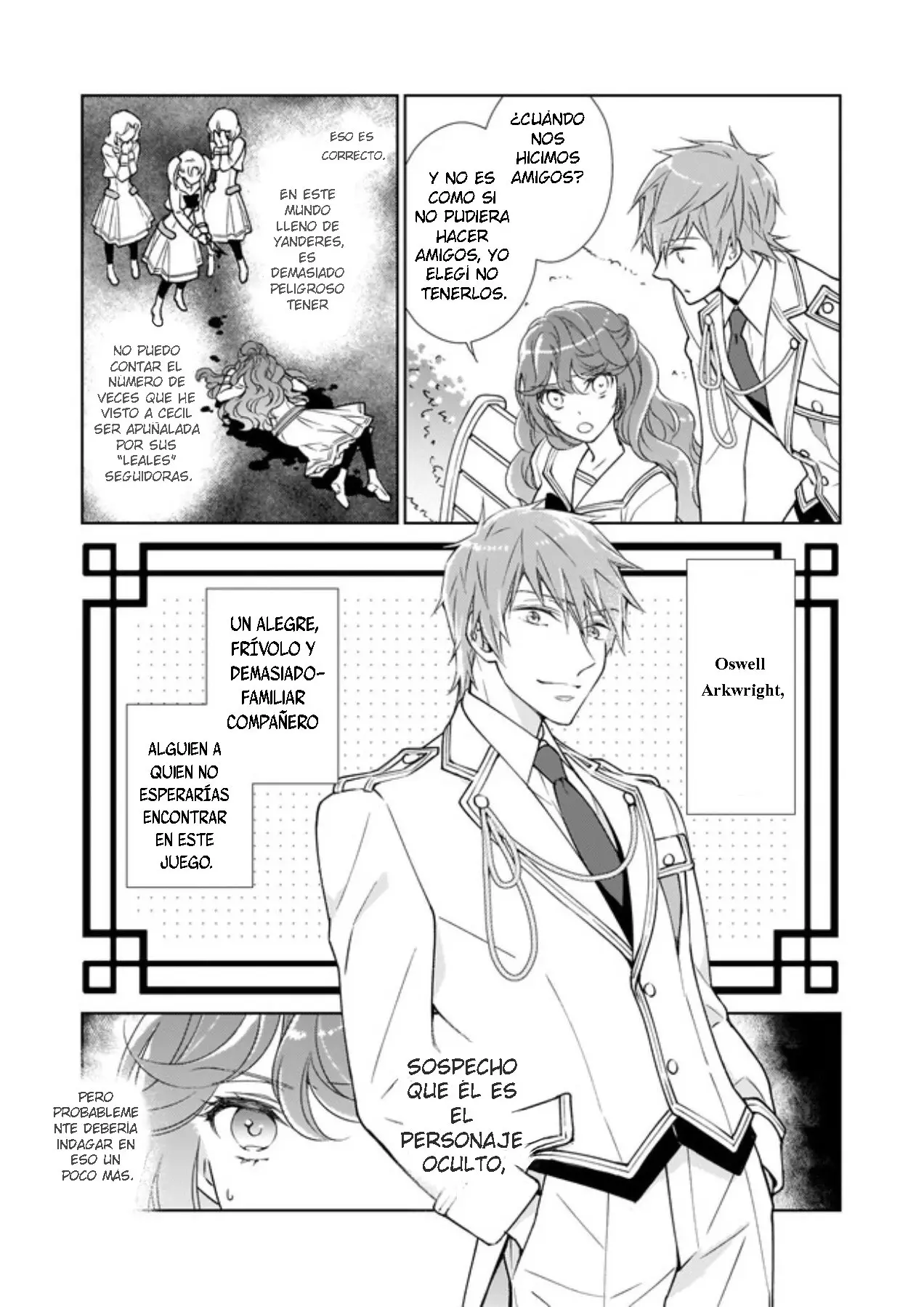 ¡El resultado de ser una reencarnada es tener una relación de maestro-sirviente con el interés amoroso que es yandere! (2019) - Capítulo 3.1 - Página 6 - LectorTMOo