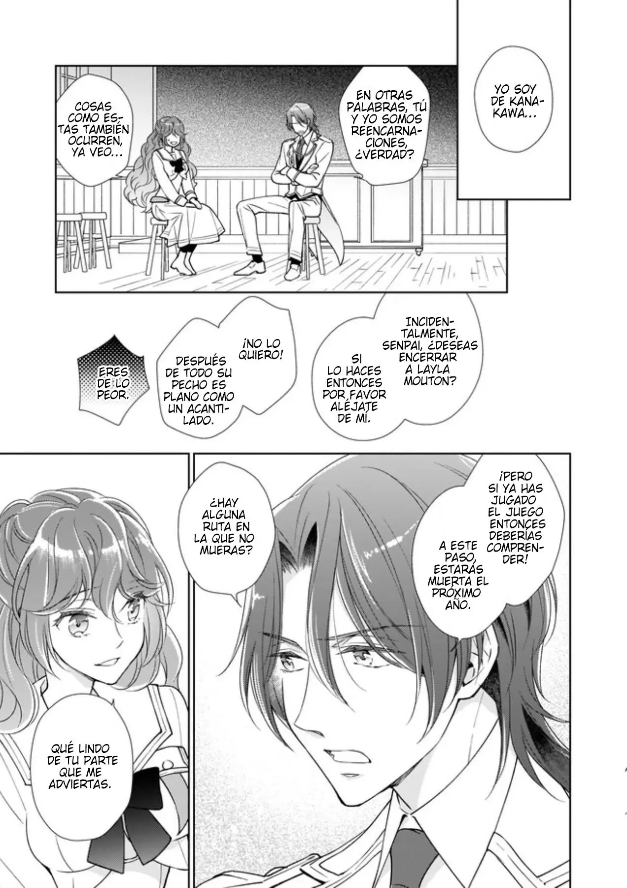 ¡El resultado de ser una reencarnada es tener una relación de maestro-sirviente con el interés amoroso que es yandere! (2019) - Capítulo 3.2 - Página 5 - LectorTMOo