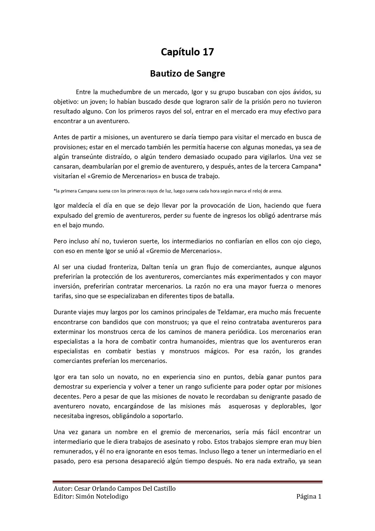 El surgimiento de un asesino (2020) - Capítulo 17 - Página 1 - LectorTMOo