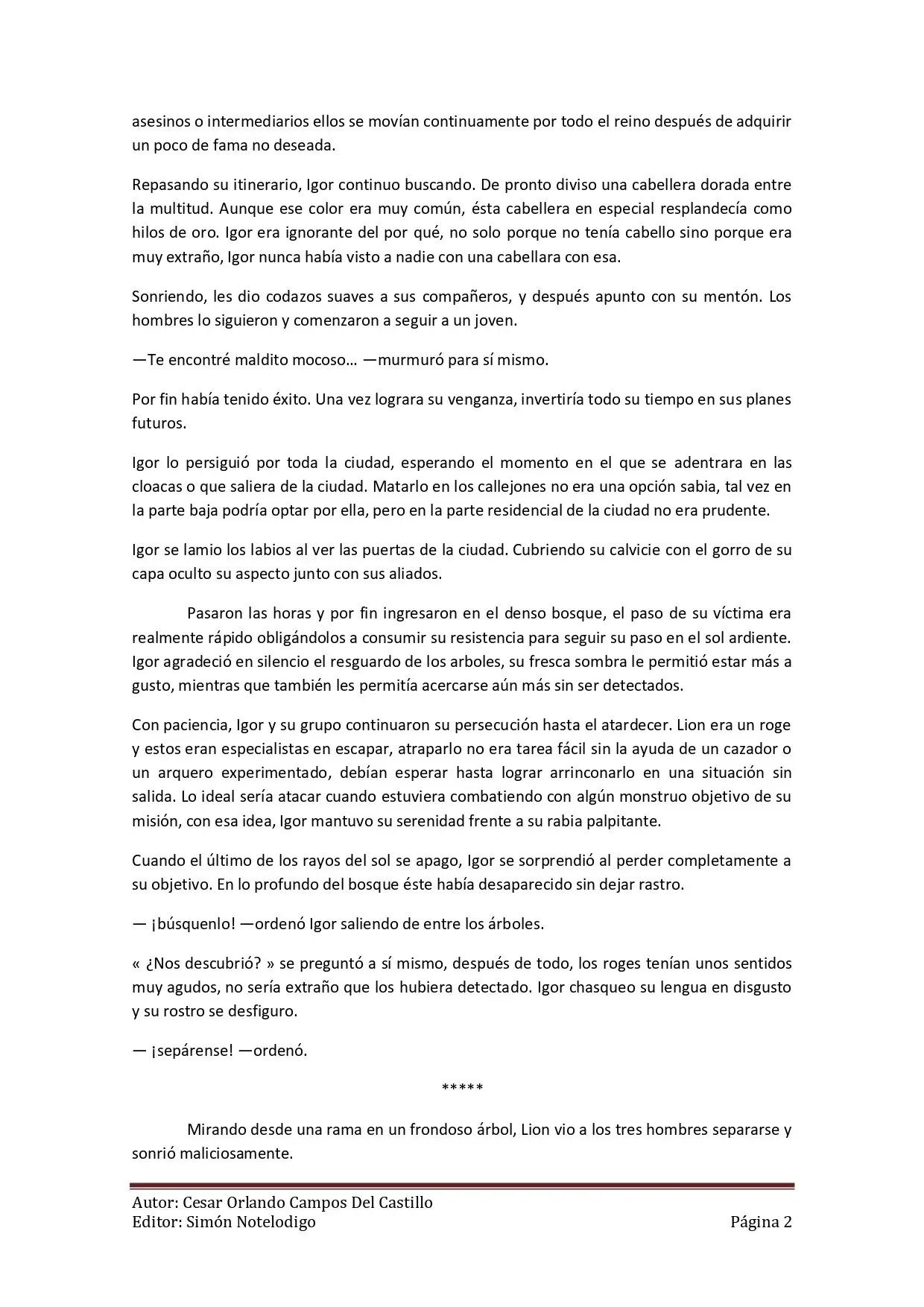 El surgimiento de un asesino (2020) - Capítulo 17 - Página 2 - LectorTMOo