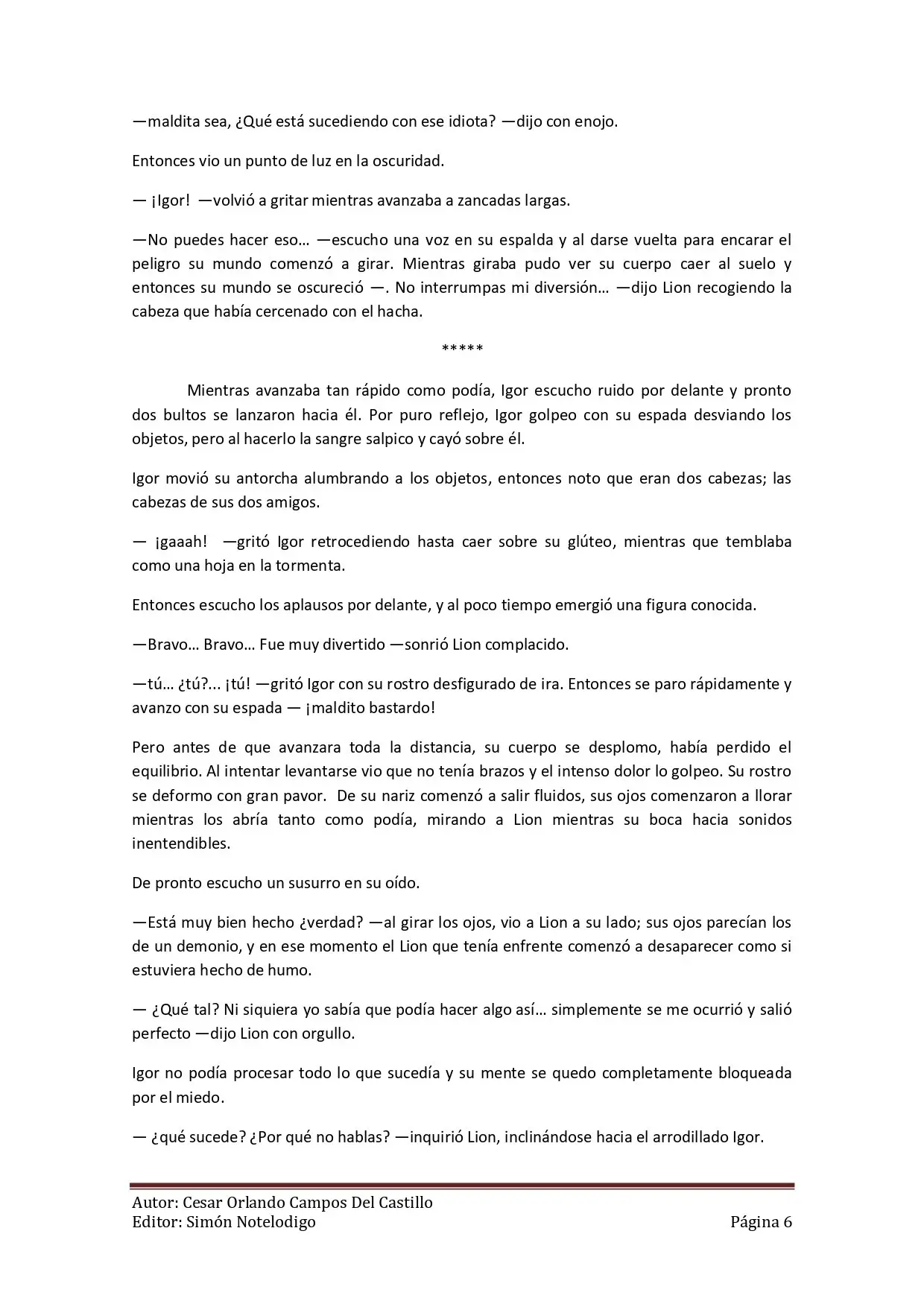 El surgimiento de un asesino (2020) - Capítulo 17 - Página 6 - LectorTMOo