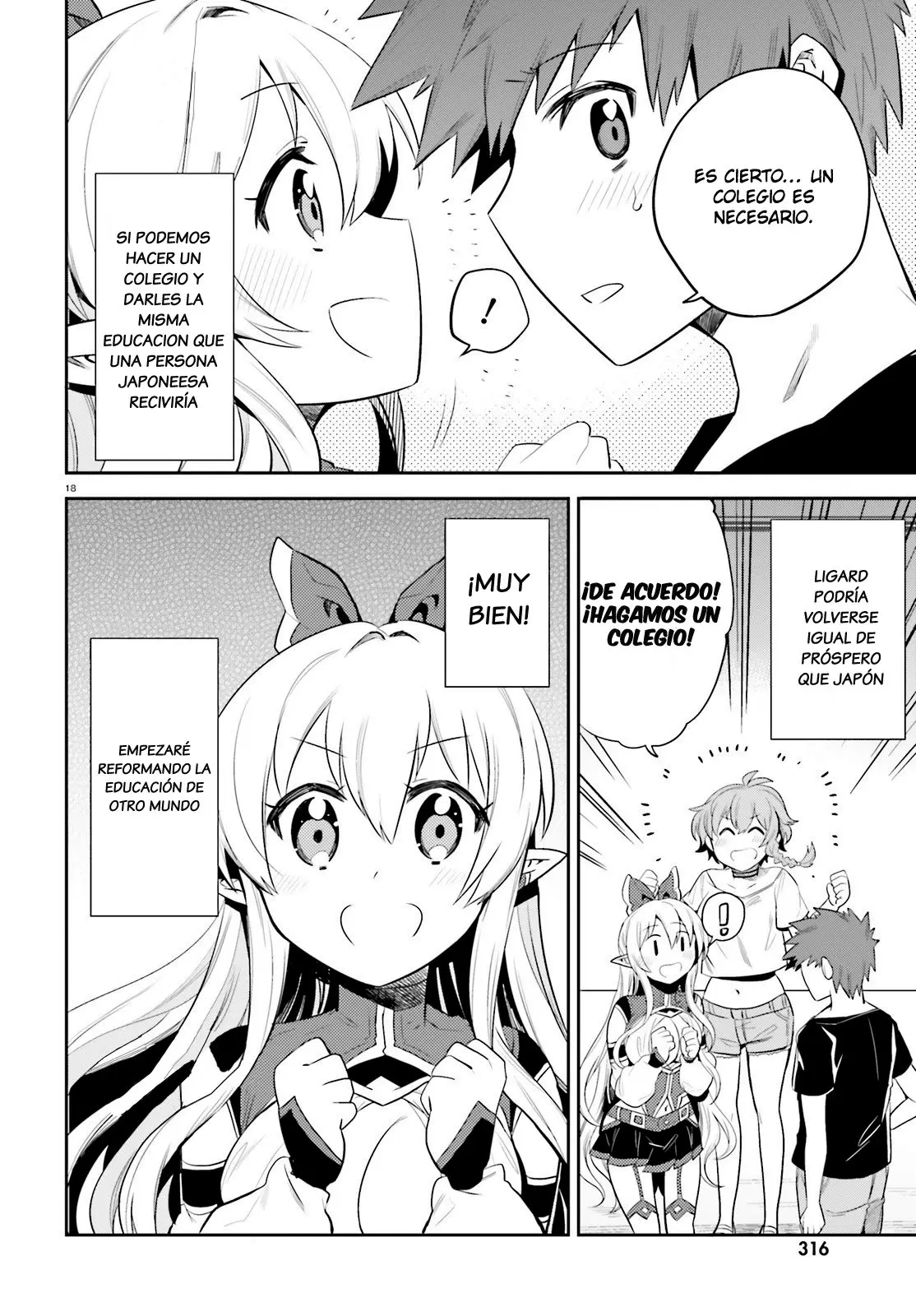 Elf Yome to Hajimeru Isekai Ryoushu Seikatsu (2016) - Capítulo 13 - Página 19 - LectorTMOo