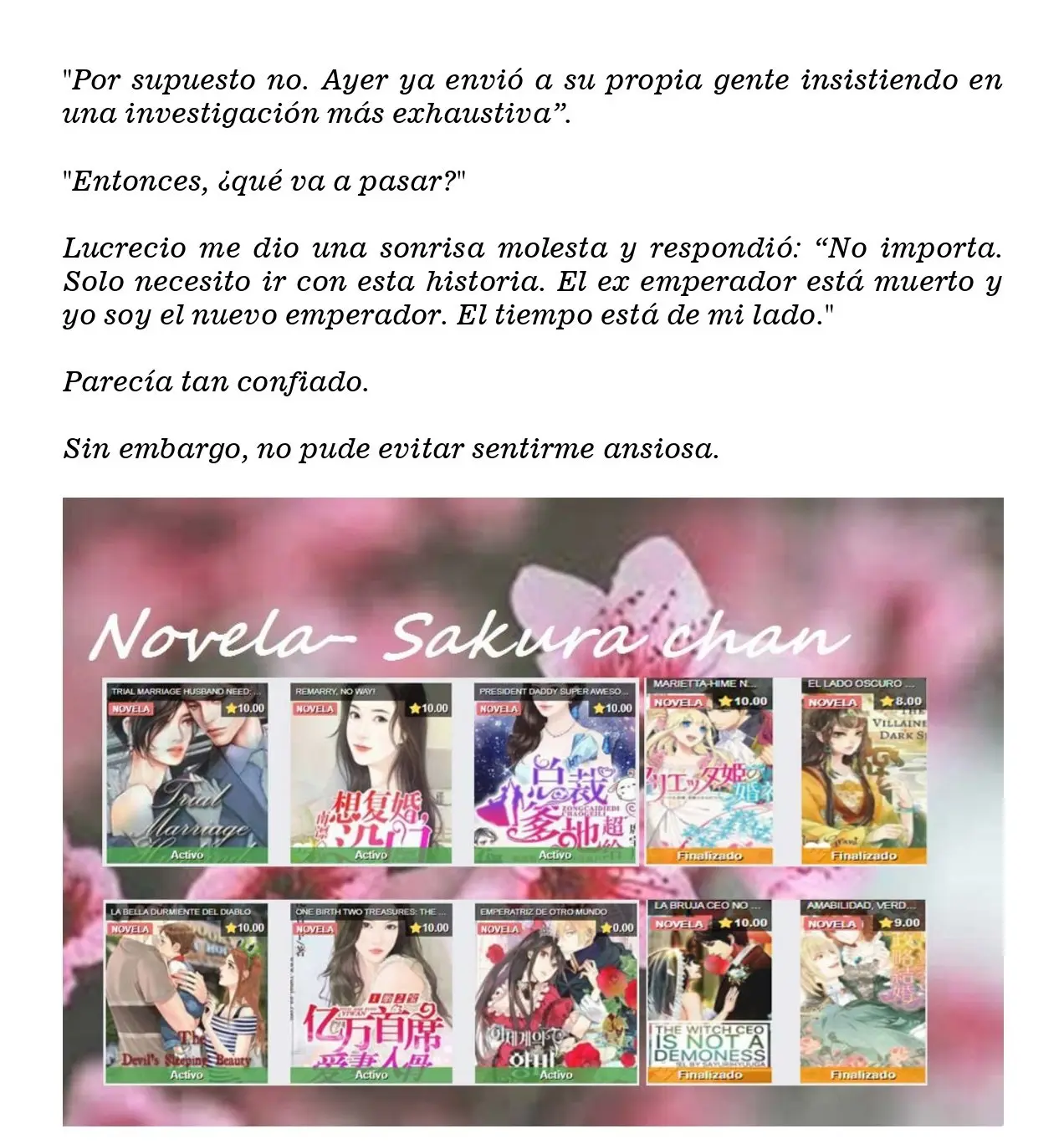 Emperatriz de Otro Mundo (Novela) (2019) - Capítulo 21 - Página 5 - LectorTMOo