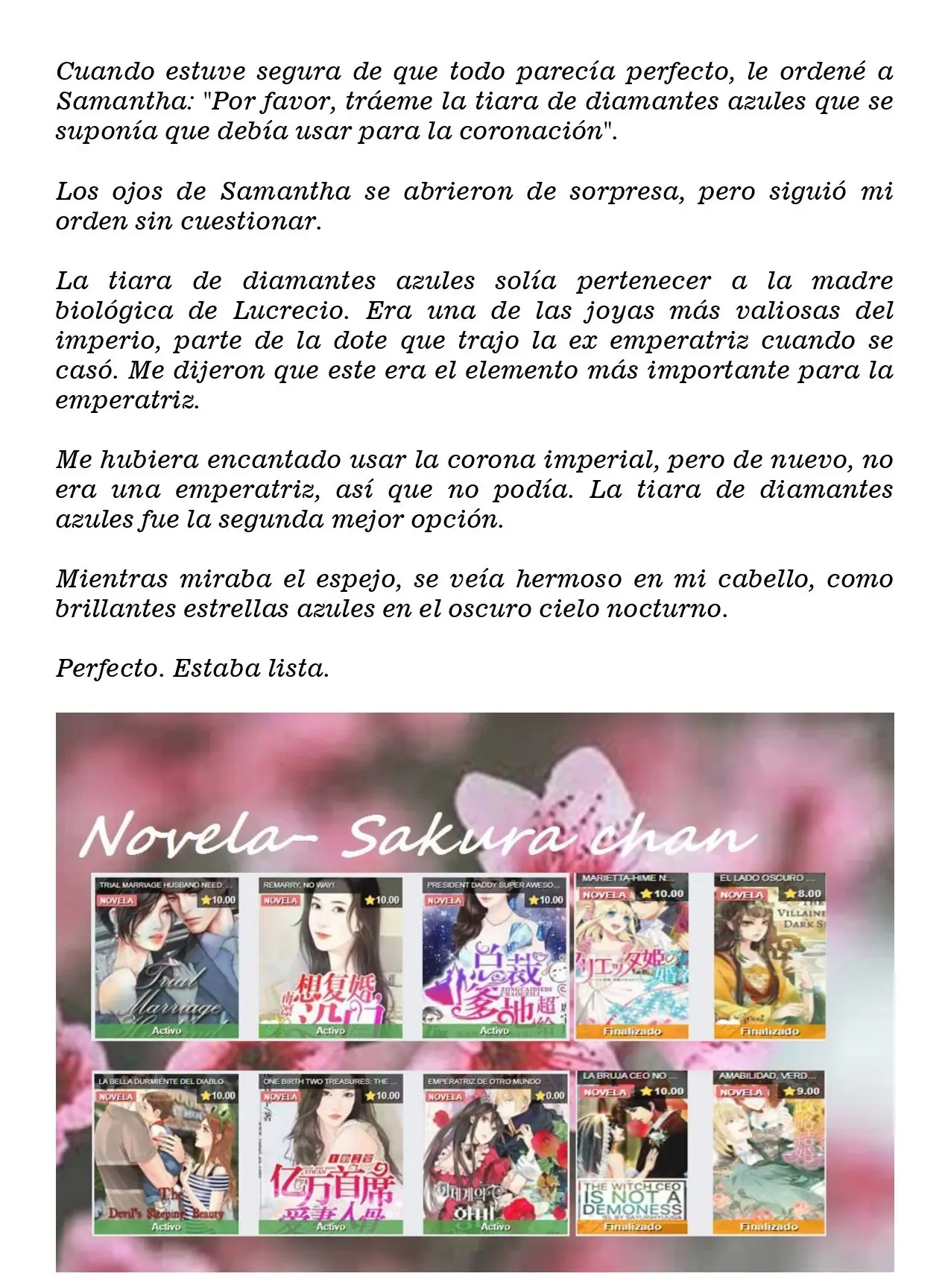 Emperatriz de Otro Mundo (Novela) (2019) - Capítulo 24 - Página 6 - LectorTMOo