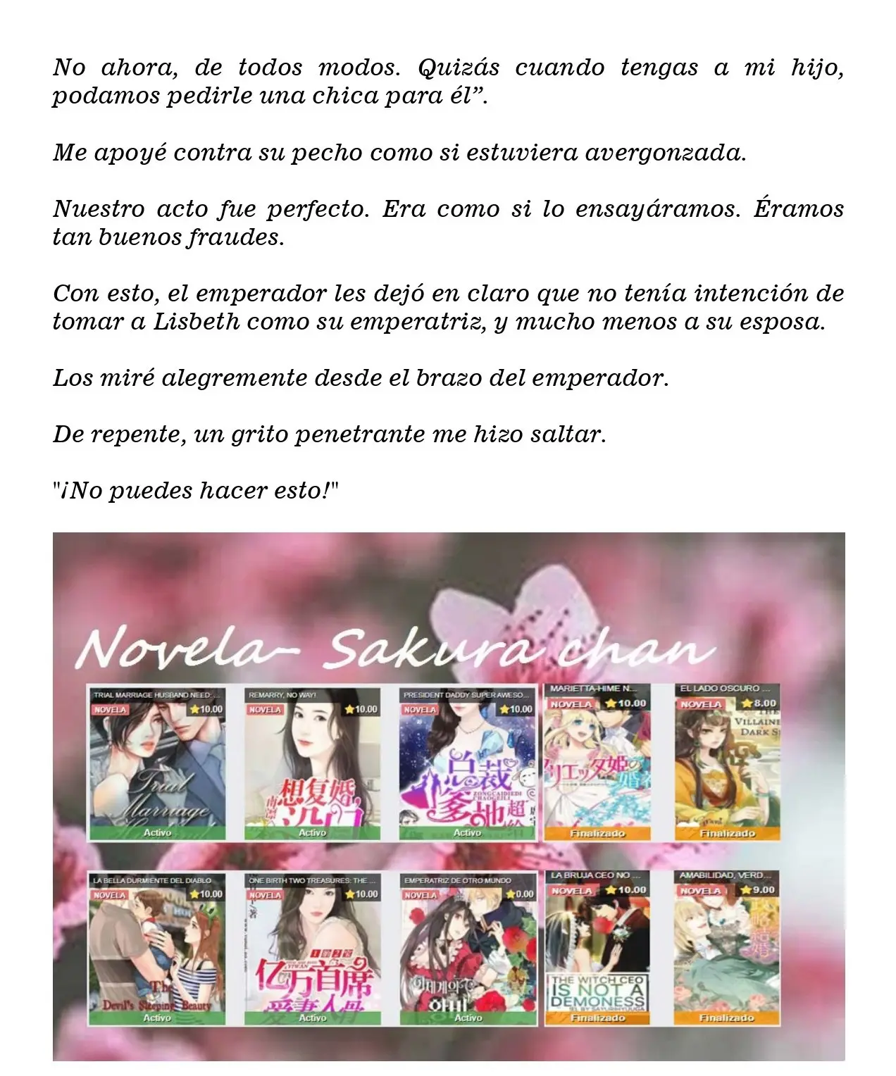 Emperatriz de Otro Mundo (Novela) (2019) - Capítulo 27 - Página 6 - LectorTMOo