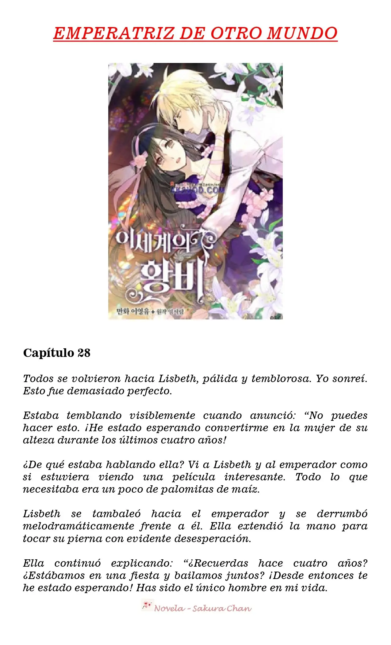 Emperatriz de Otro Mundo (Novela) (2019) - Capítulo 28 - Página 1 - LectorTMOo
