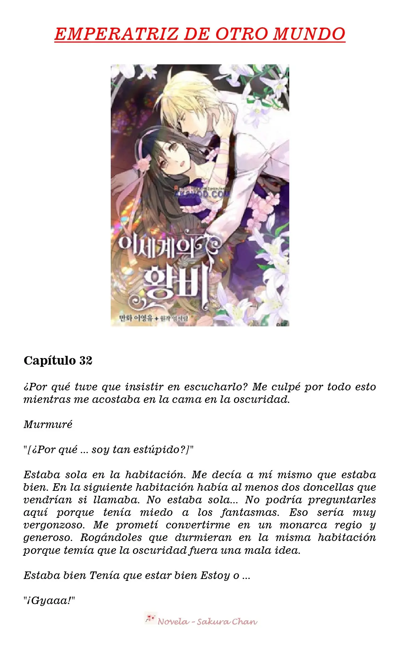 Emperatriz de Otro Mundo (Novela) (2019) - Capítulo 32 - Página 1 - LectorTMOo